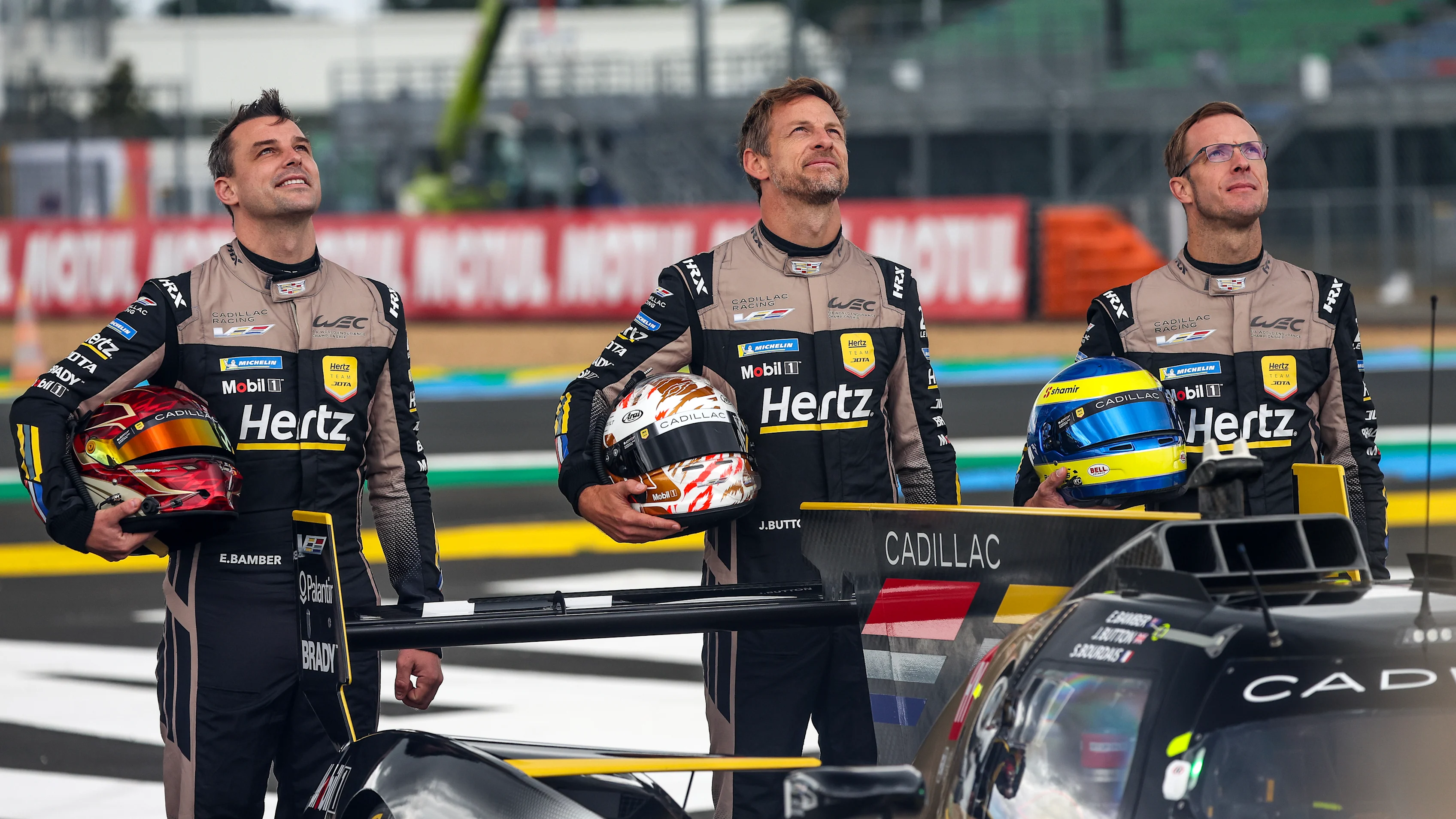 LE MANS, FRANCE - JUNE 7: The #38 Cadillac Hertz Team Jota Cadillac V-Series.R of Earl Bamber,