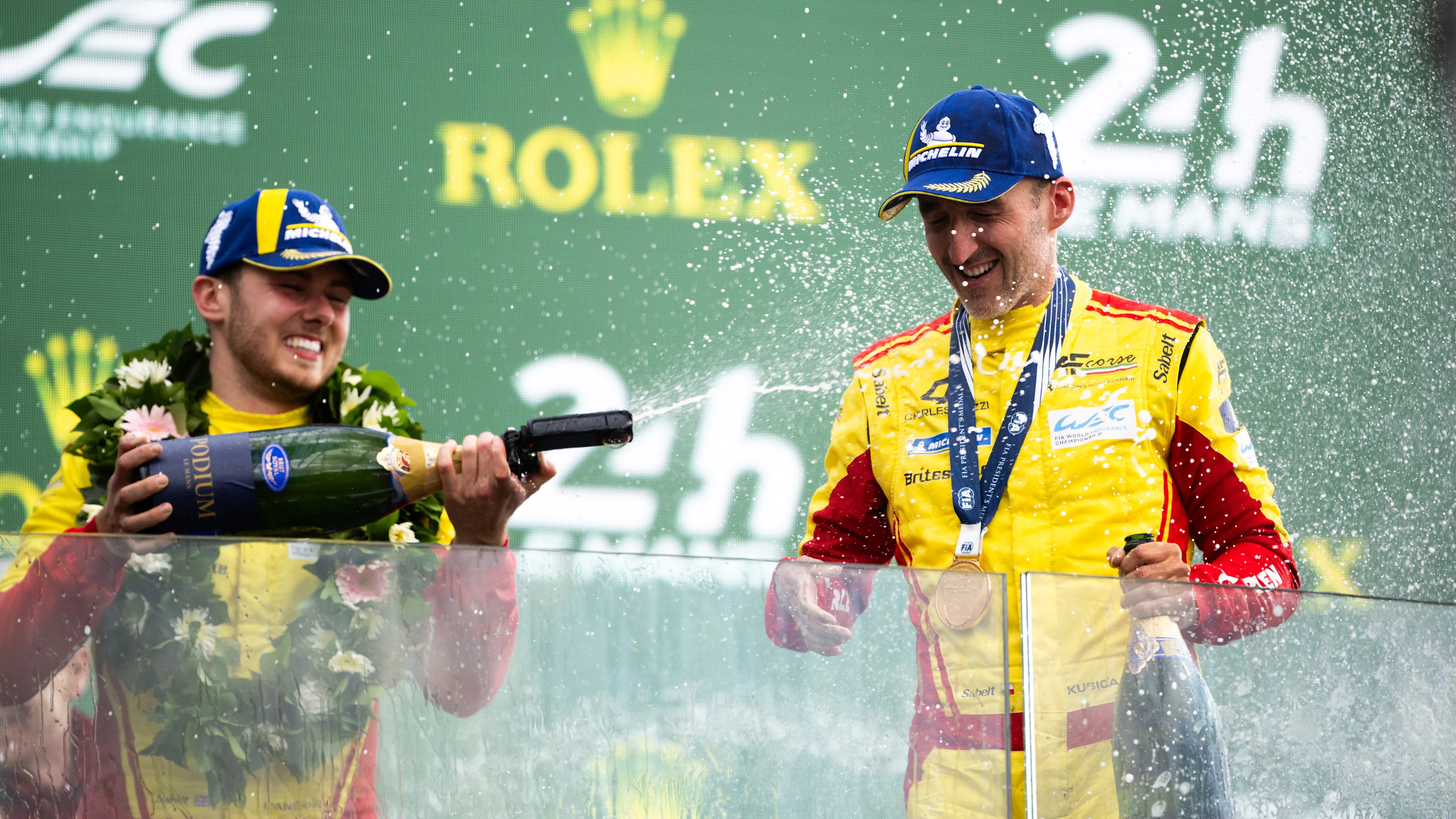 LE MANS, FRANCE - JUNE 15: #83 Ferrari AF Corse Ferrari 499P of Robert Kubica, Yifei Ye and Philip