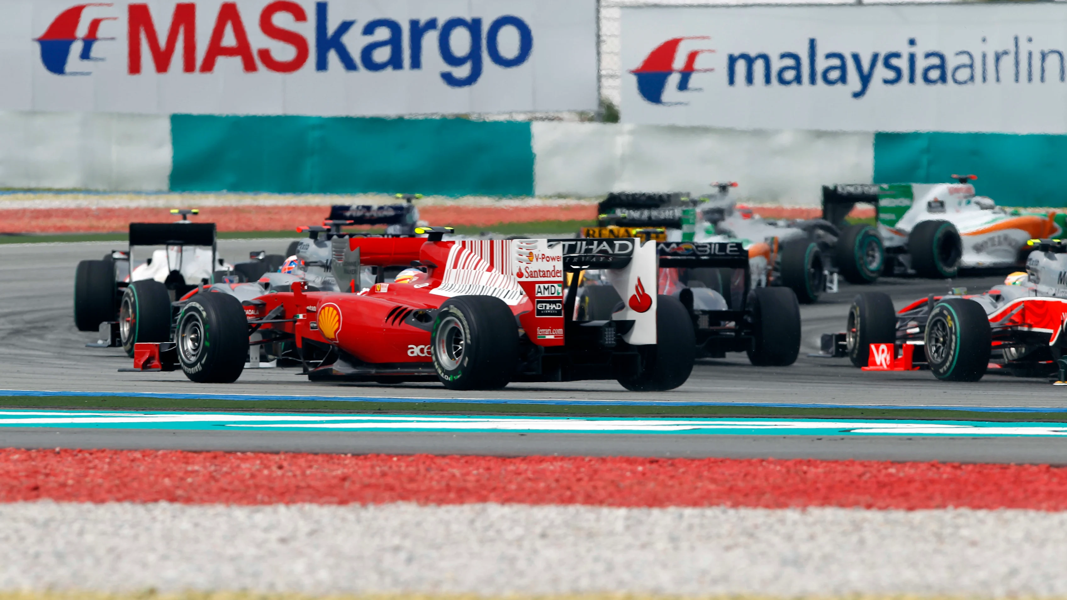 2010 Malaysian Grand Prix - Sunday Sepang, Kuala Lumpur, Malaysia 4th April 2010 Fernando Alonso,