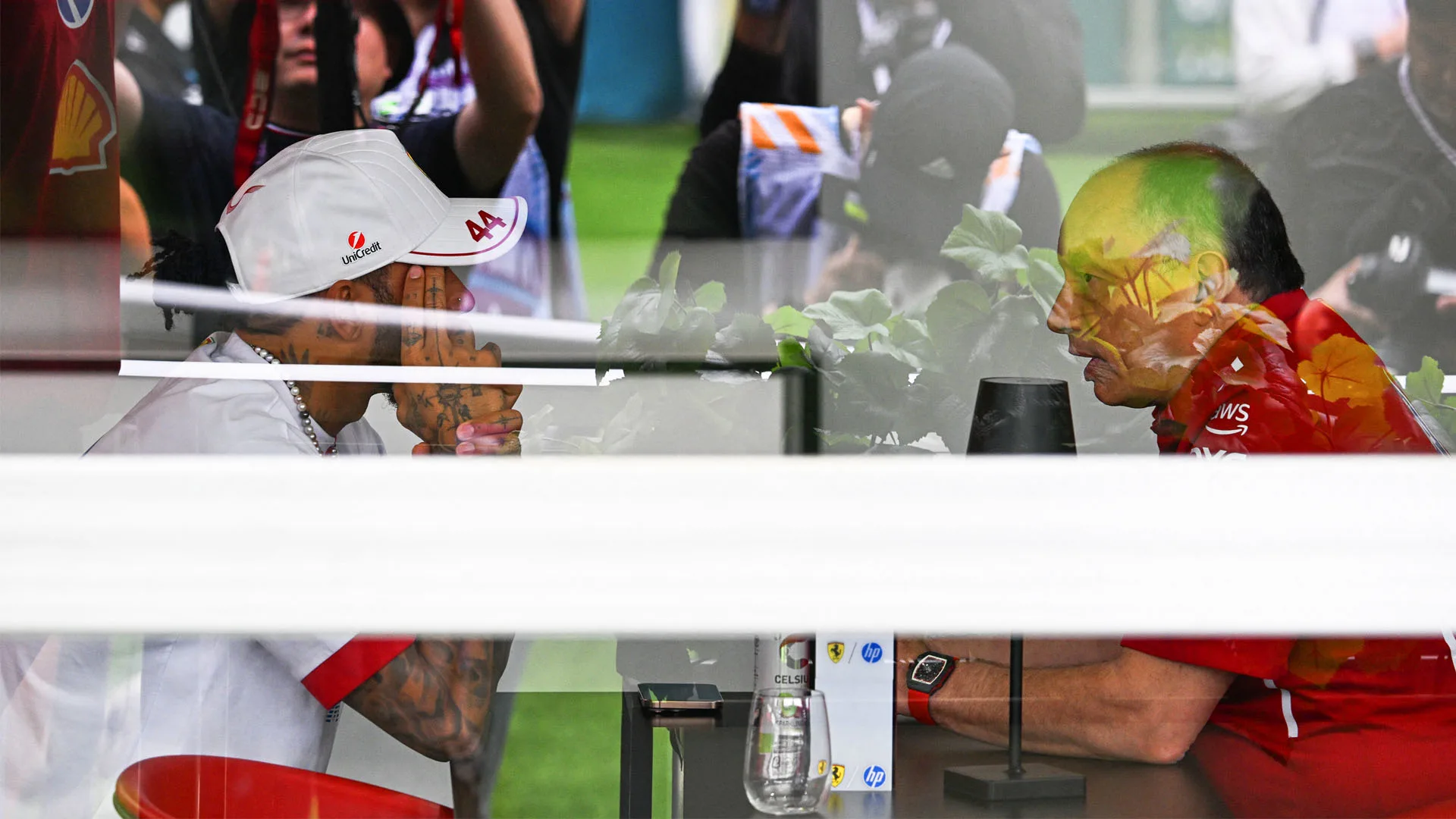 BAHRAIN, BAHRAIN - APRIL 12: Ninth placed qualifier Lewis Hamilton of Great Britain and Scuderia