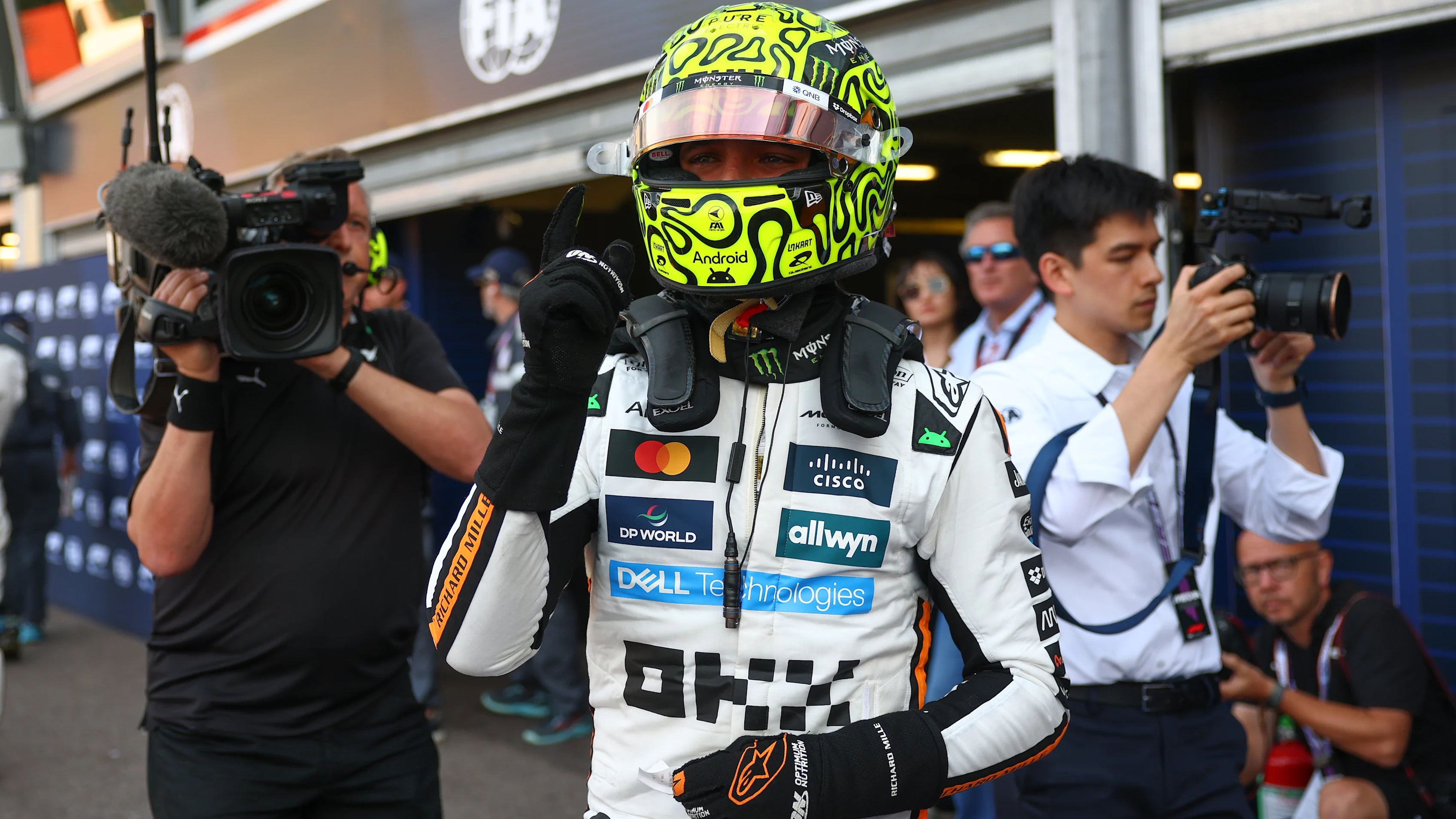 MONTE-CARLO, MONACO - MAY 24: Pole position qualifier Lando Norris of Great Britain and McLaren
