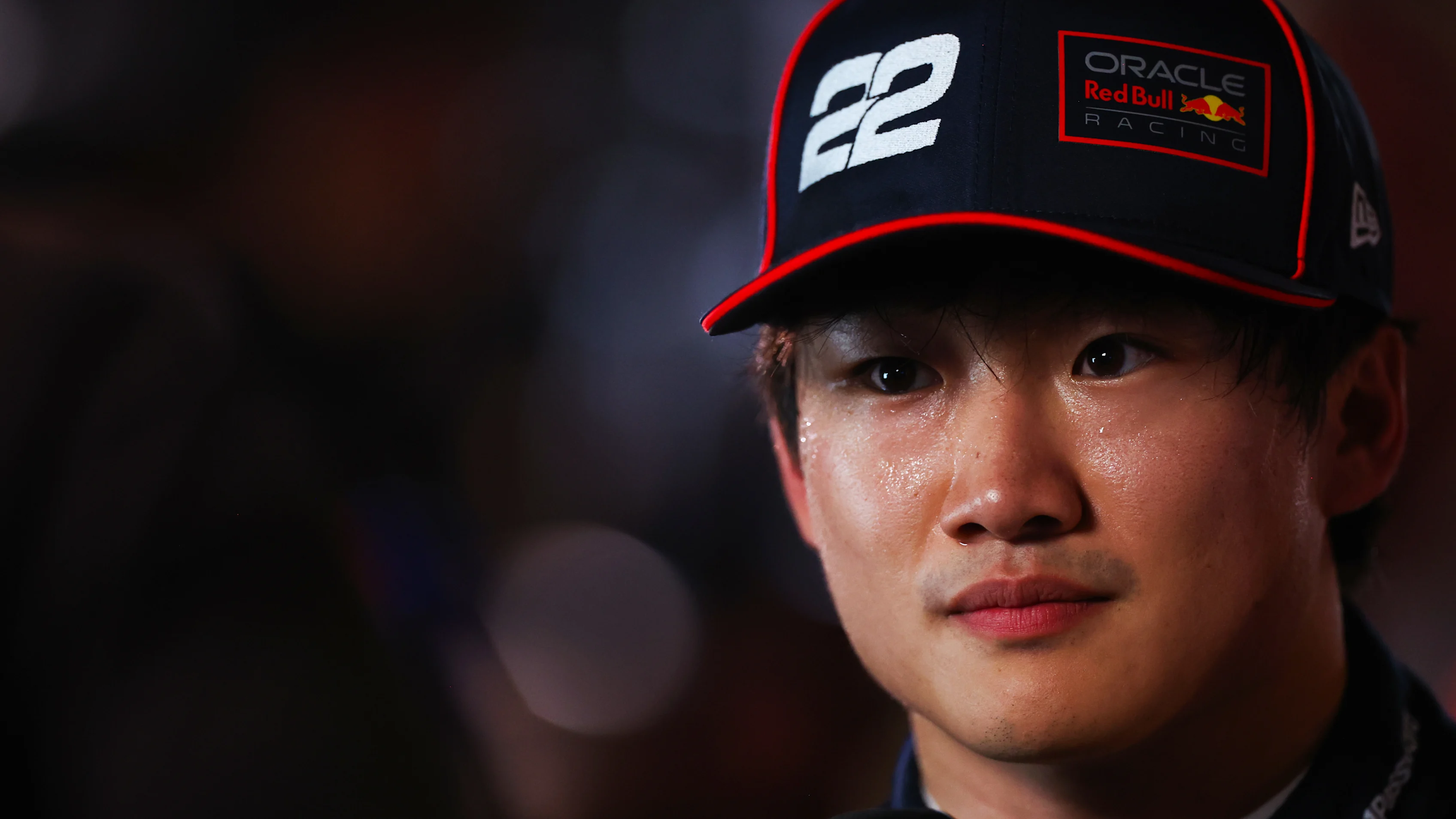 JEDDAH, SAUDI ARABIA - APRIL 19: Eighth placed qualifier Yuki Tsunoda of Japan and Oracle Red Bull