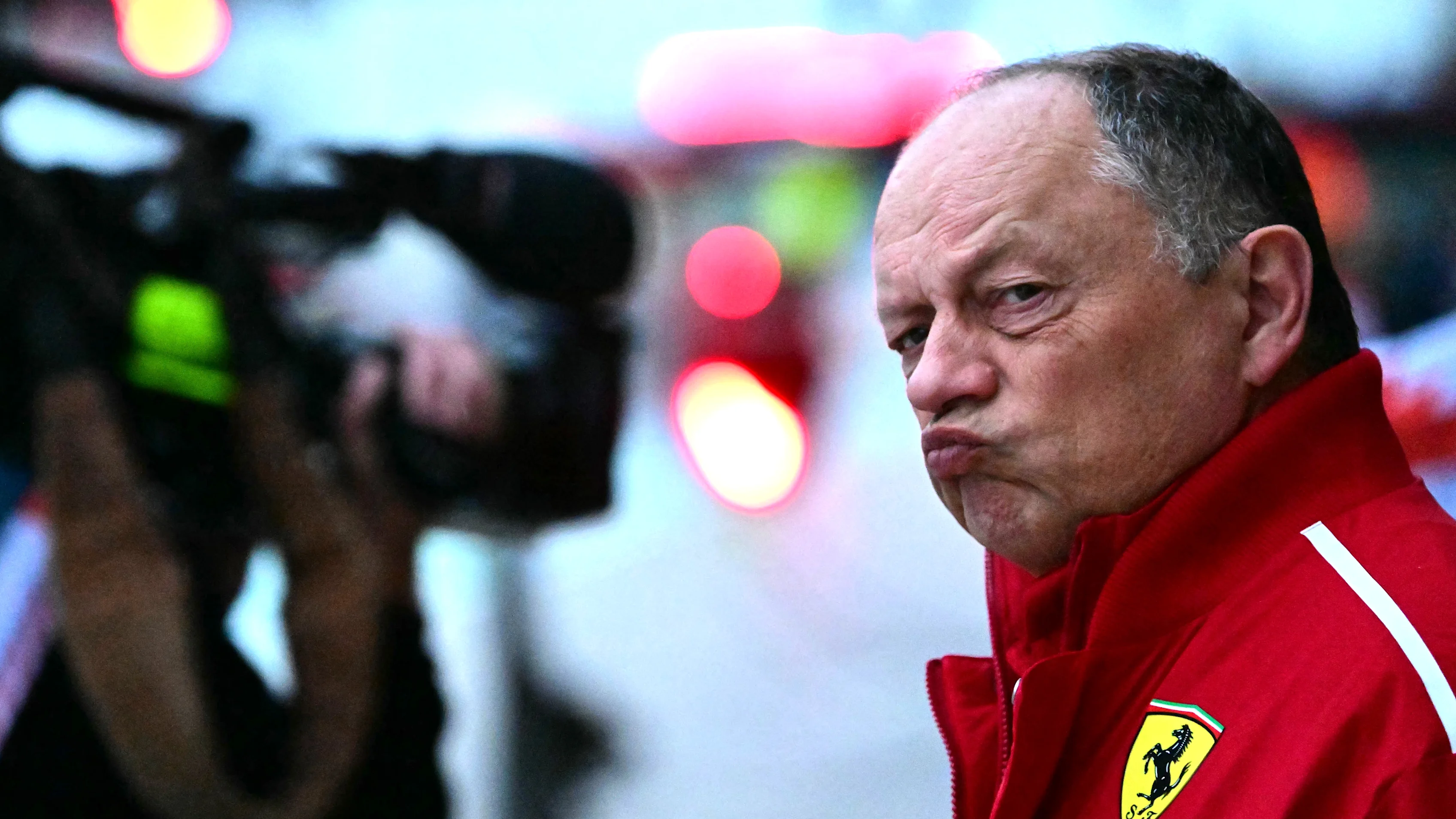 BAHRAIN, BAHRAIN - FEBRUARY 26: Frederic Vasseur, Team Principal of Scuderia Ferrari, walks in the
