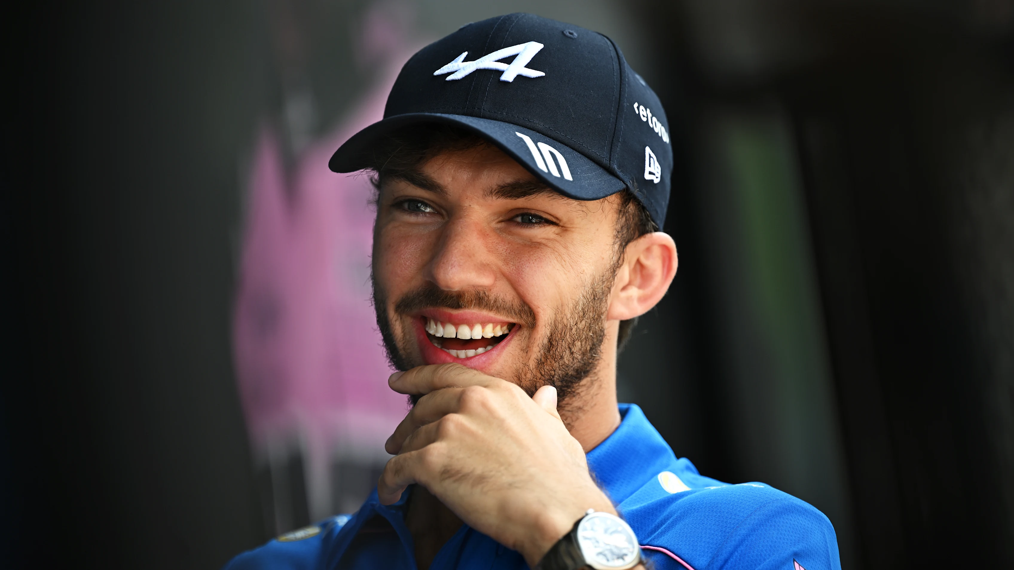 KUALA LUMPUR, MALAYSIA - OCTOBER 01: Pierre Gasly of France and Alpine F1 looks on in the Paddock