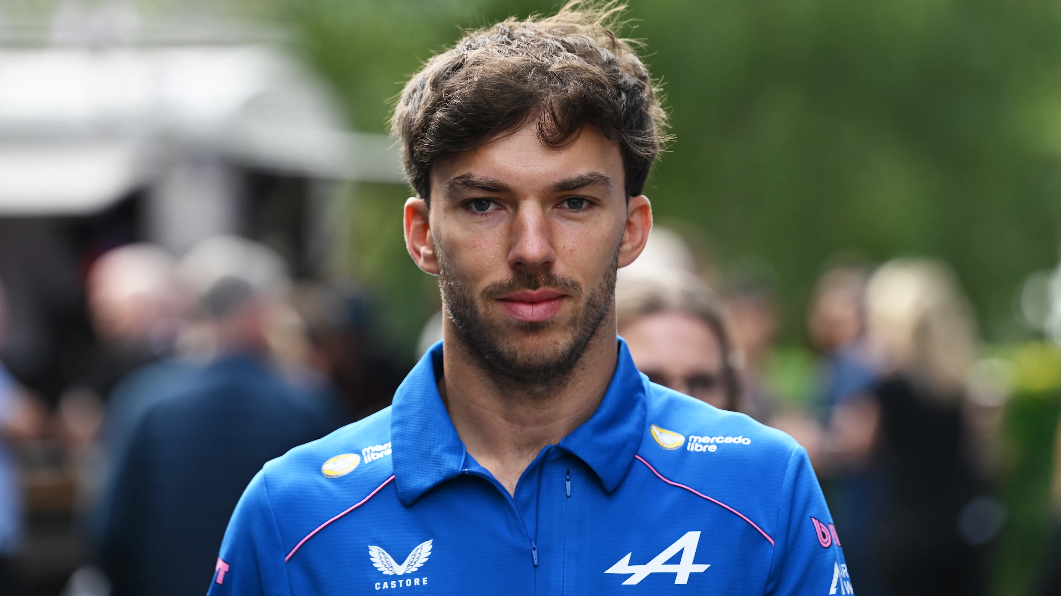 SPA, BELGIUM - JULY 17: Pierre Gasly of France and Alpine F1 walks in the Paddock prior to practice