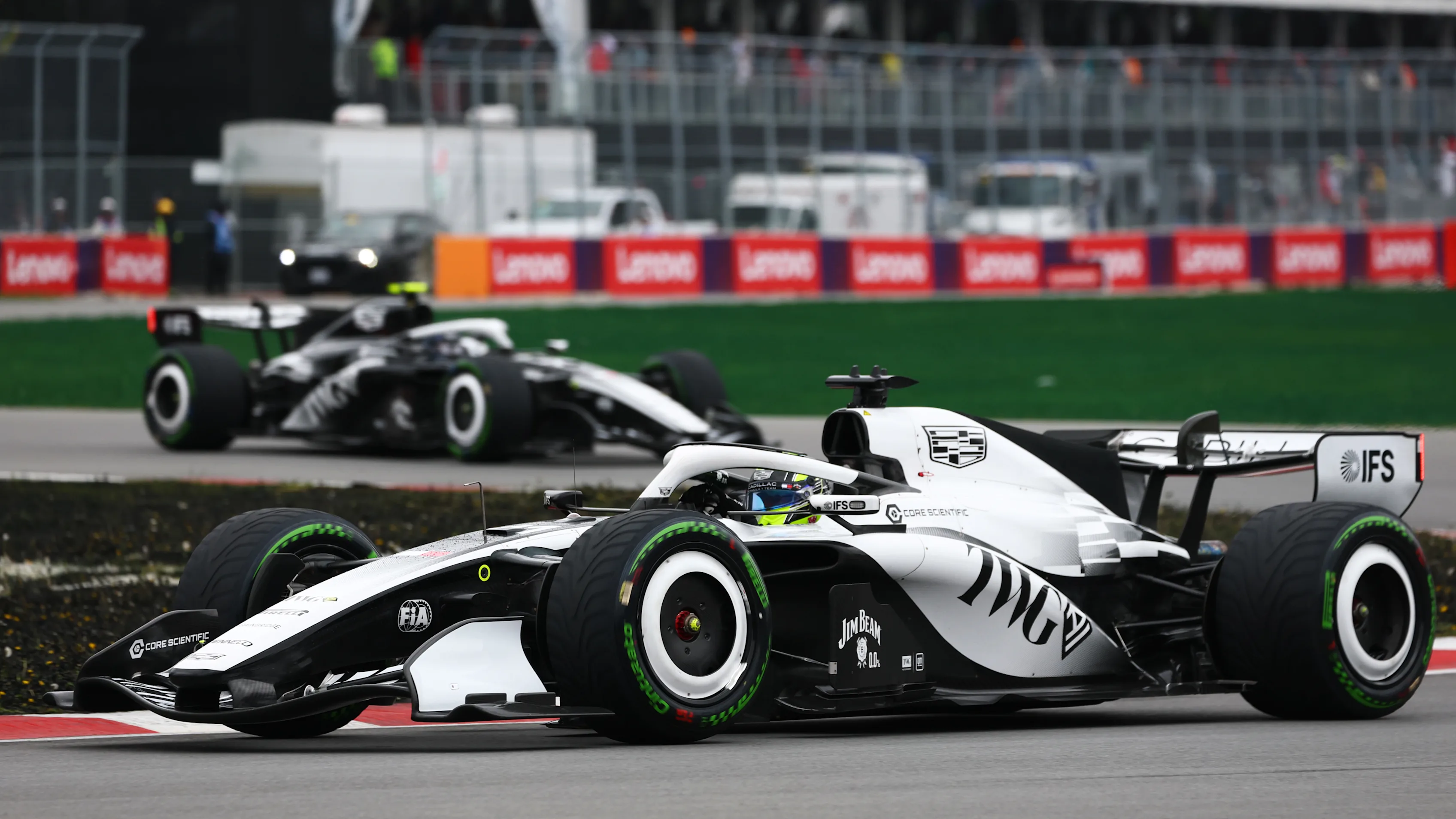 MONTREAL, QUEBEC - MAY 24: Sergio Perez of Mexico driving the (11) Cadillac F1 Team MAC-26 Ferrari