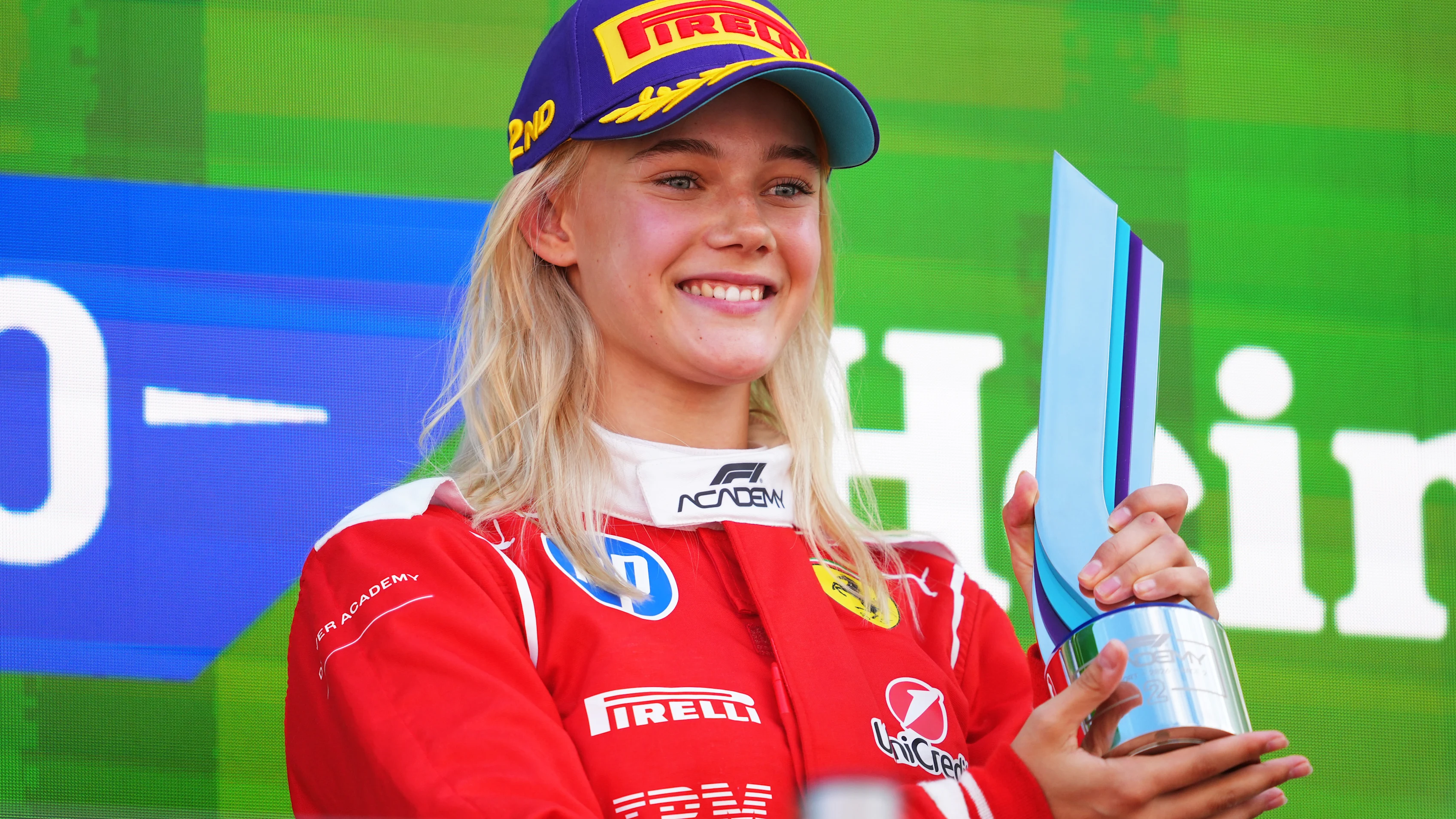ZANDVOORT, NETHERLANDS - AUGUST 23: Second placed Alba Larsen of Denmark and MP Motorsport (12) on
