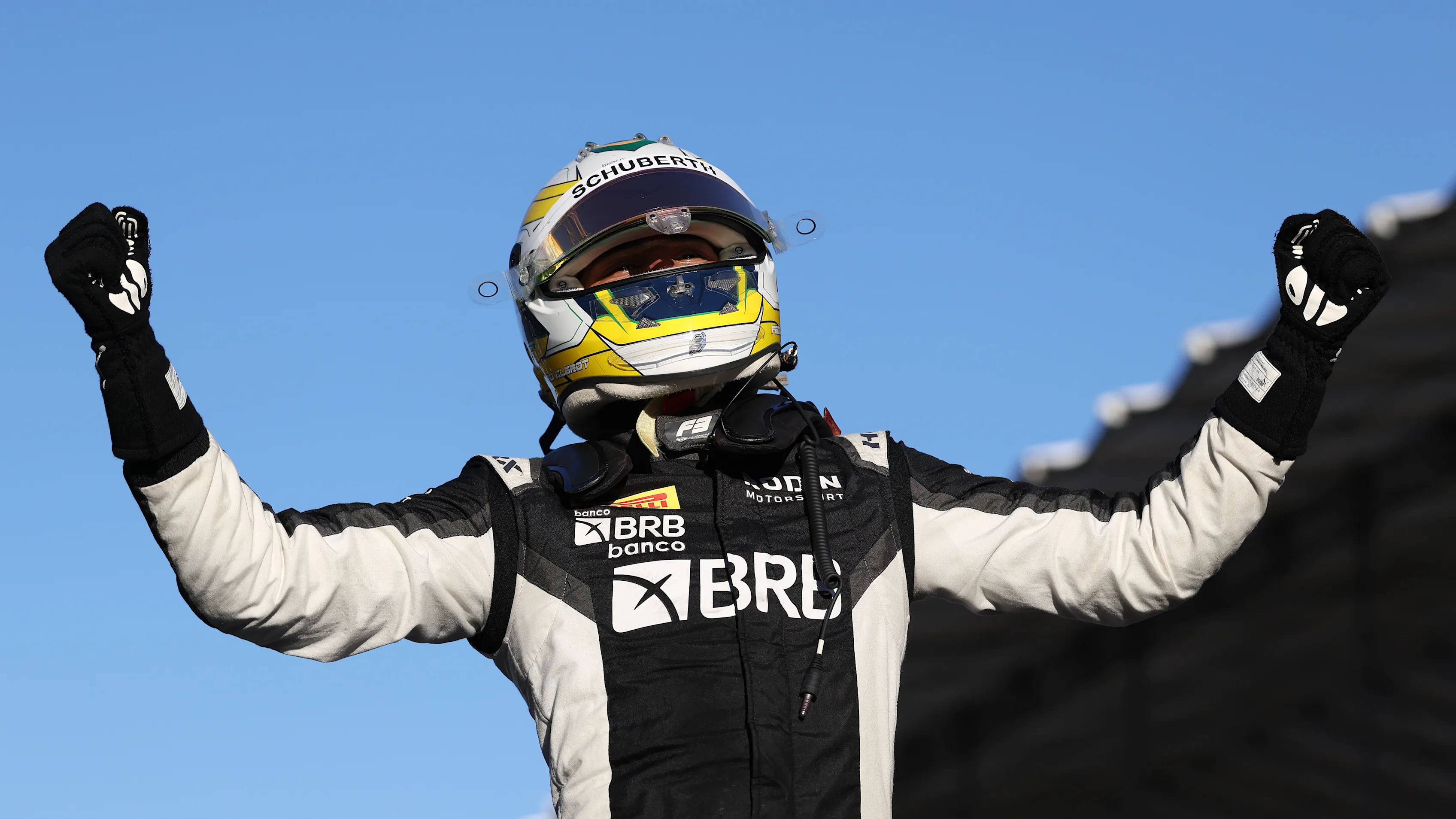 MADRID, SPAIN - SEPTEMBER 12: Race winner Pedro Clerot of Brazil and Rodin Motorsport (17)