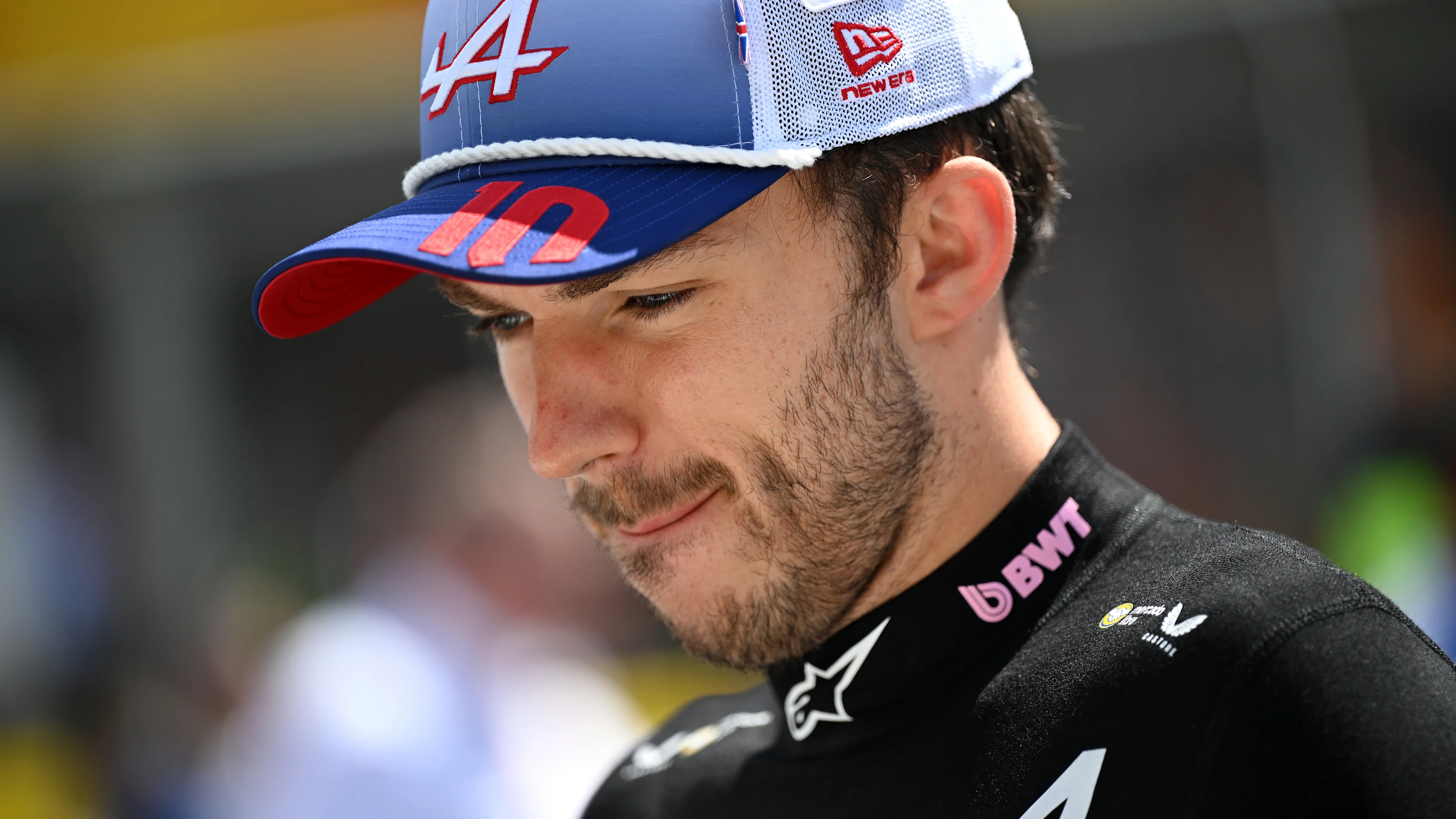 NORTHAMPTON, ENGLAND - JULY 04: Pierre Gasly of France and Alpine F1 on the grid prior to the