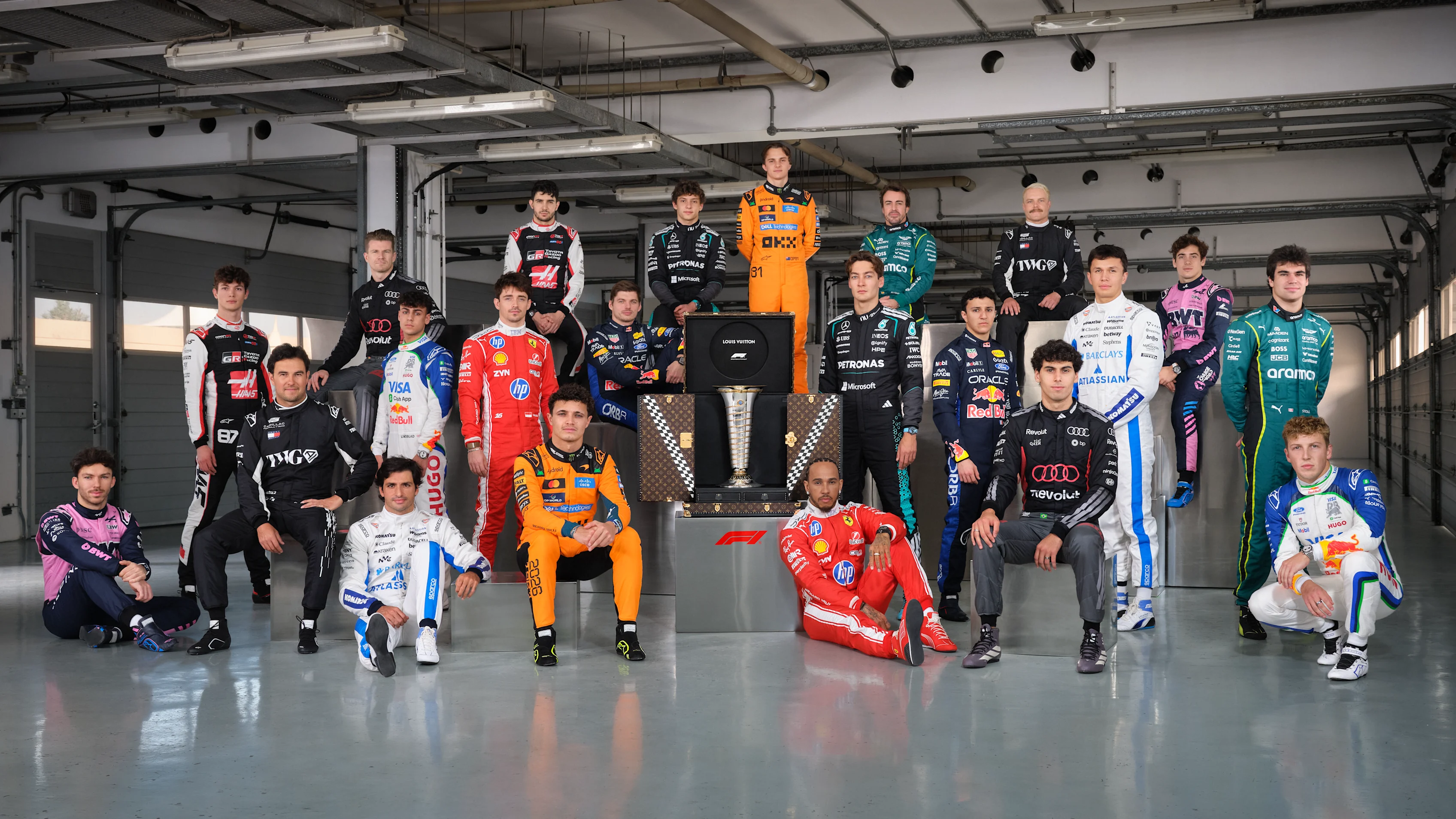 The 2026 F1 grid