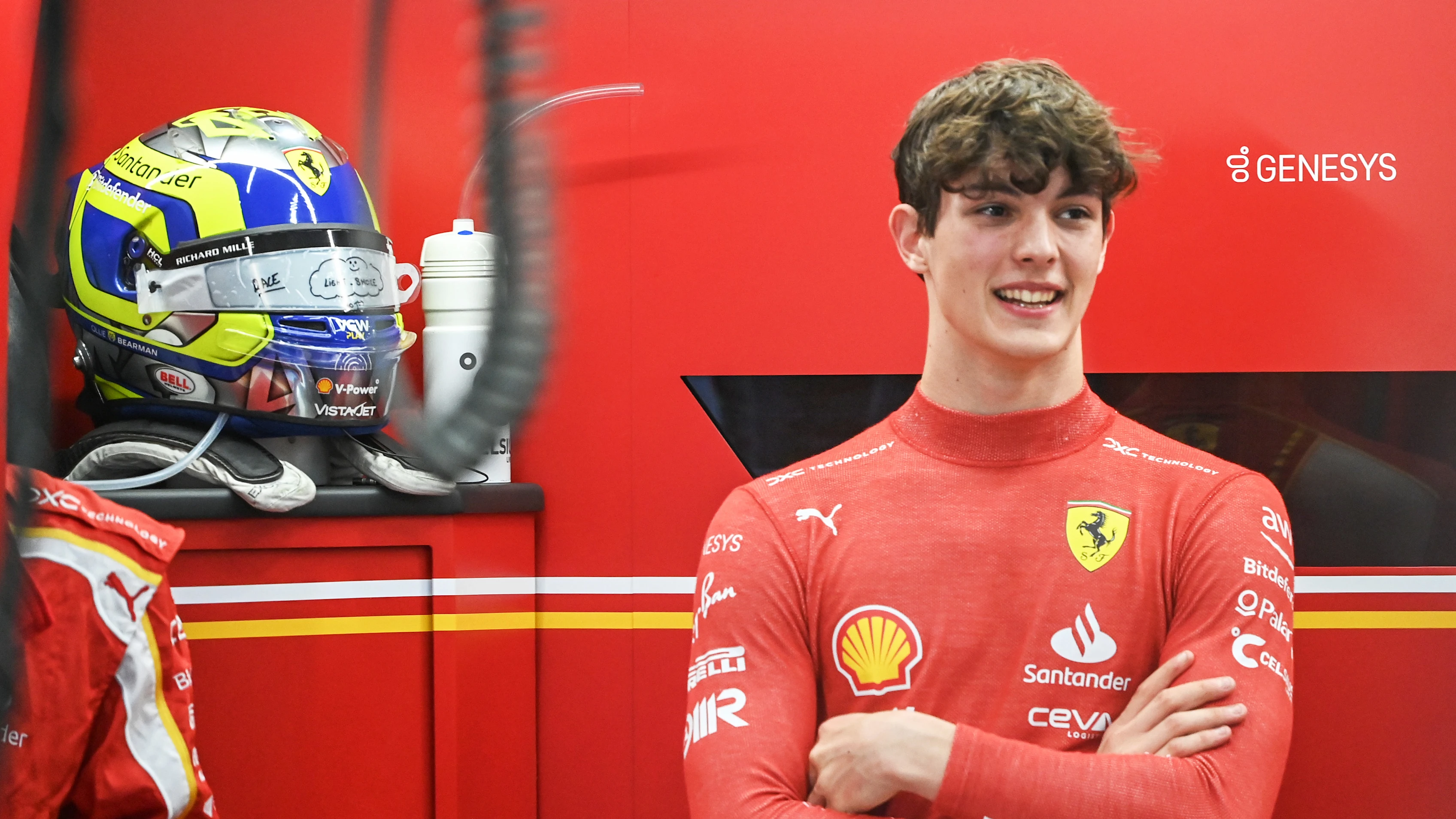 JEDDAH STREET CIRCUIT, SAUDI ARABIA - MARCH 09: Oliver Bearman, Scuderia Ferrari, prepares in the