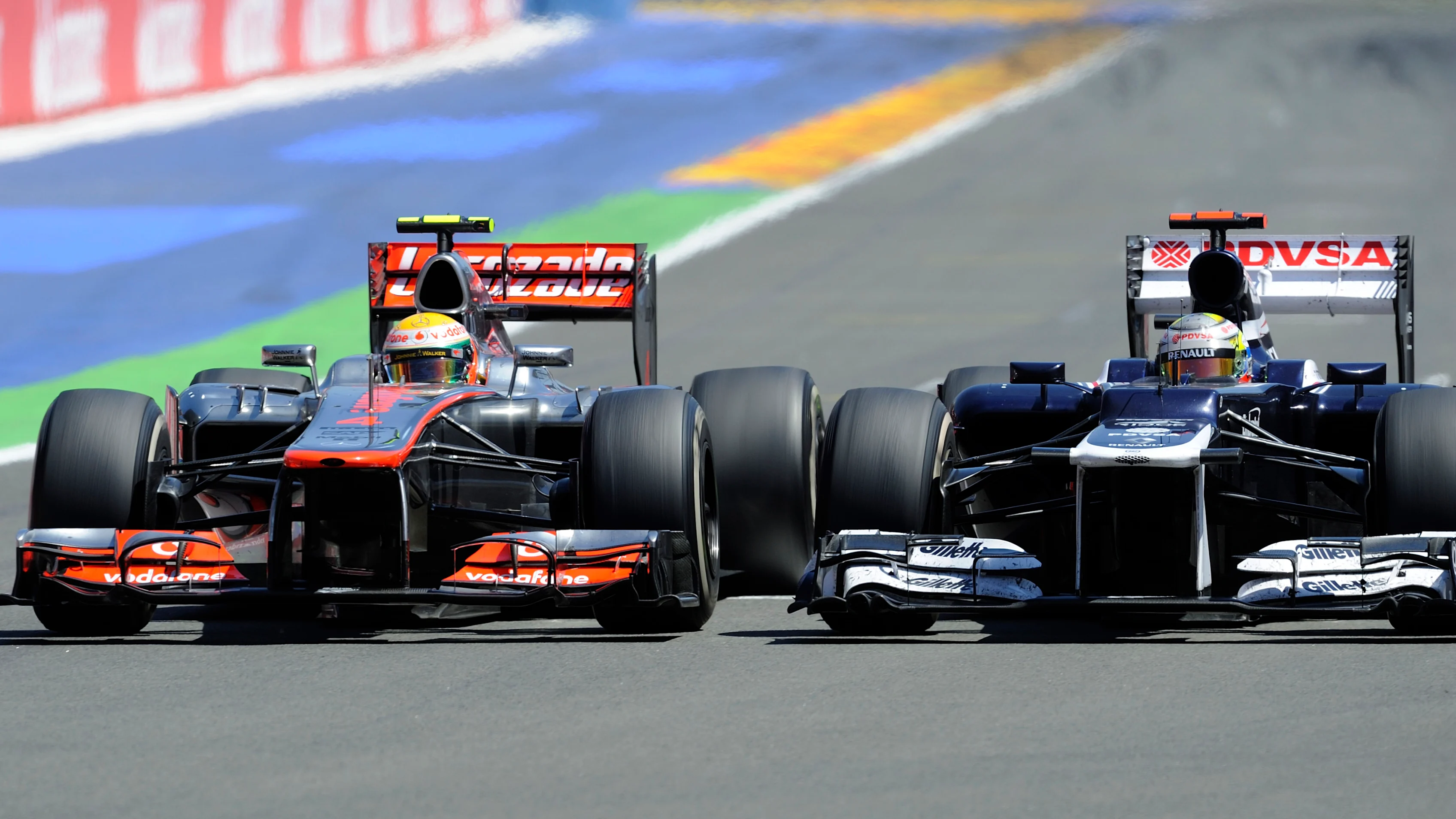 Valencia Street Circuit, Valencia, Spain 24th June 2012. Lewis Hamilton, McLaren MP4-27 Mercedes