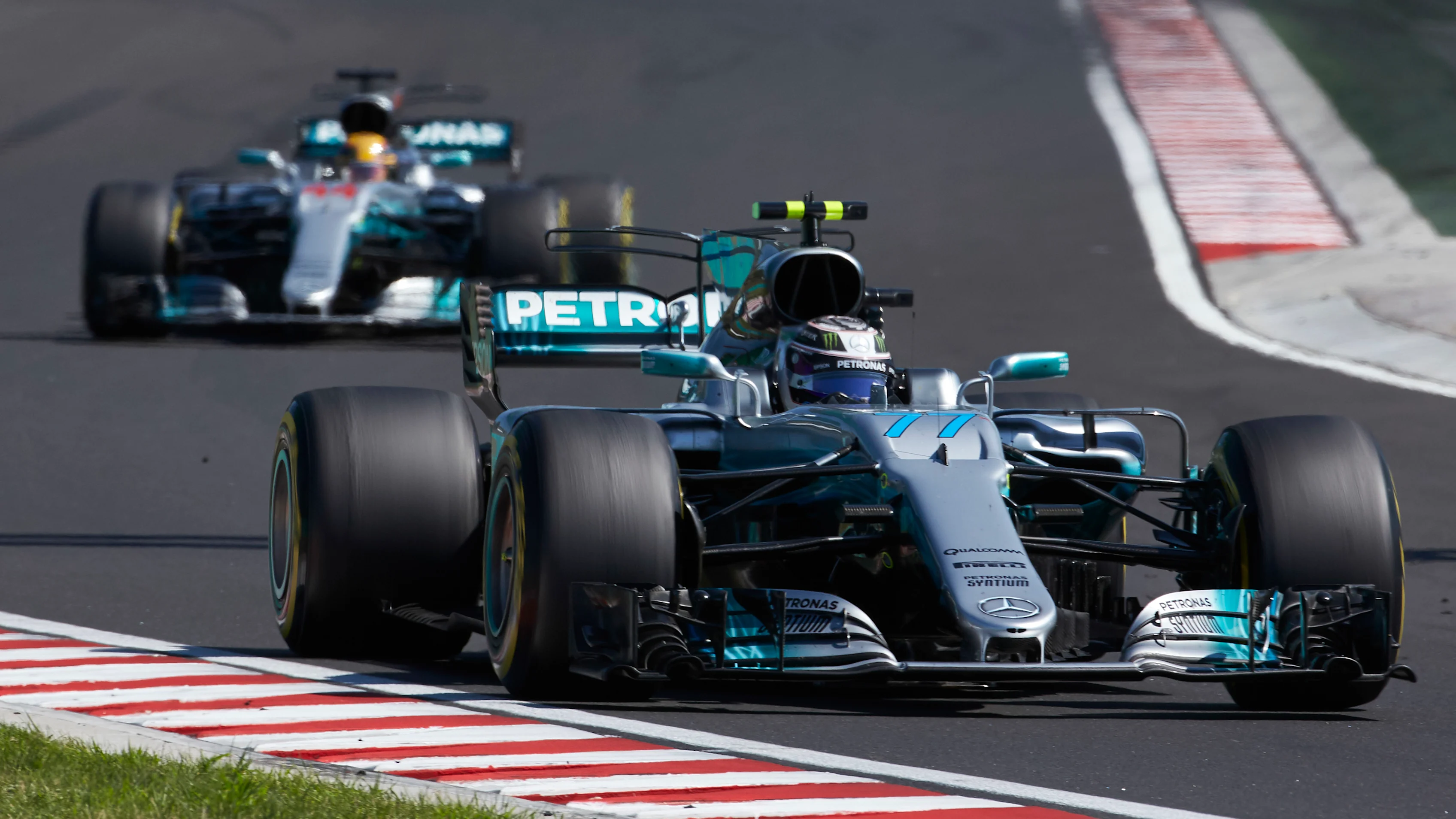 Hungaroring, Budapest, Hungary. Sunday 30 July 2017. Valtteri Bottas, Mercedes F1 W08 EQ Power+,