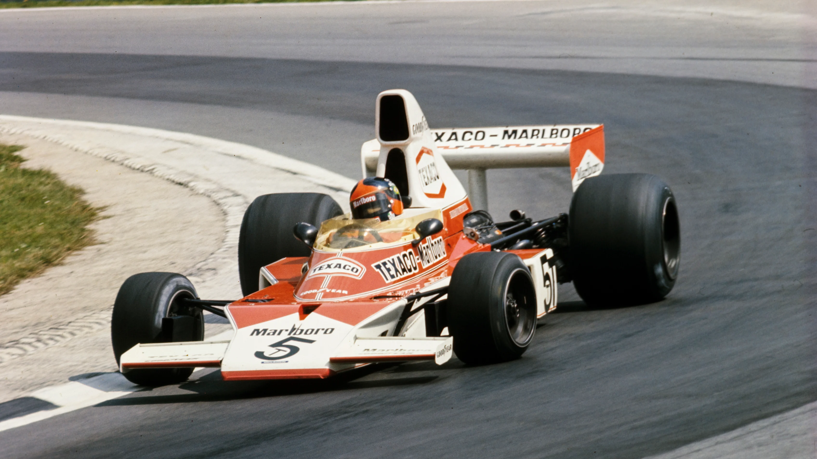 BRANDS HATCH, UNITED KINGDOM - JULY 20: Emerson Fittipaldi, McLaren M23 Ford in the spare car