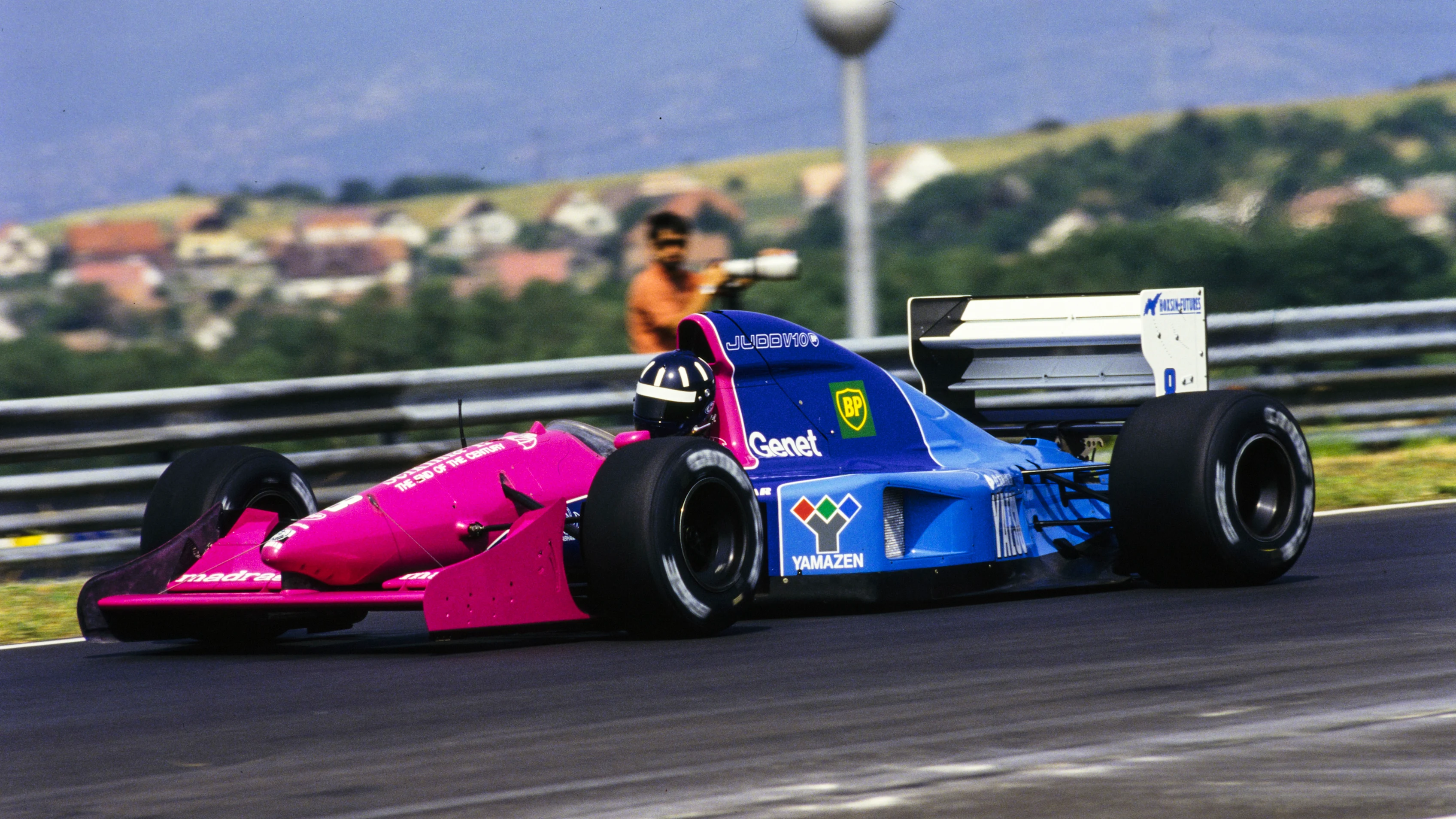HUNGARORING, HUNGARY - AUGUST 16: Damon Hill, Brabham BT60B Judd during the Hungarian GP at