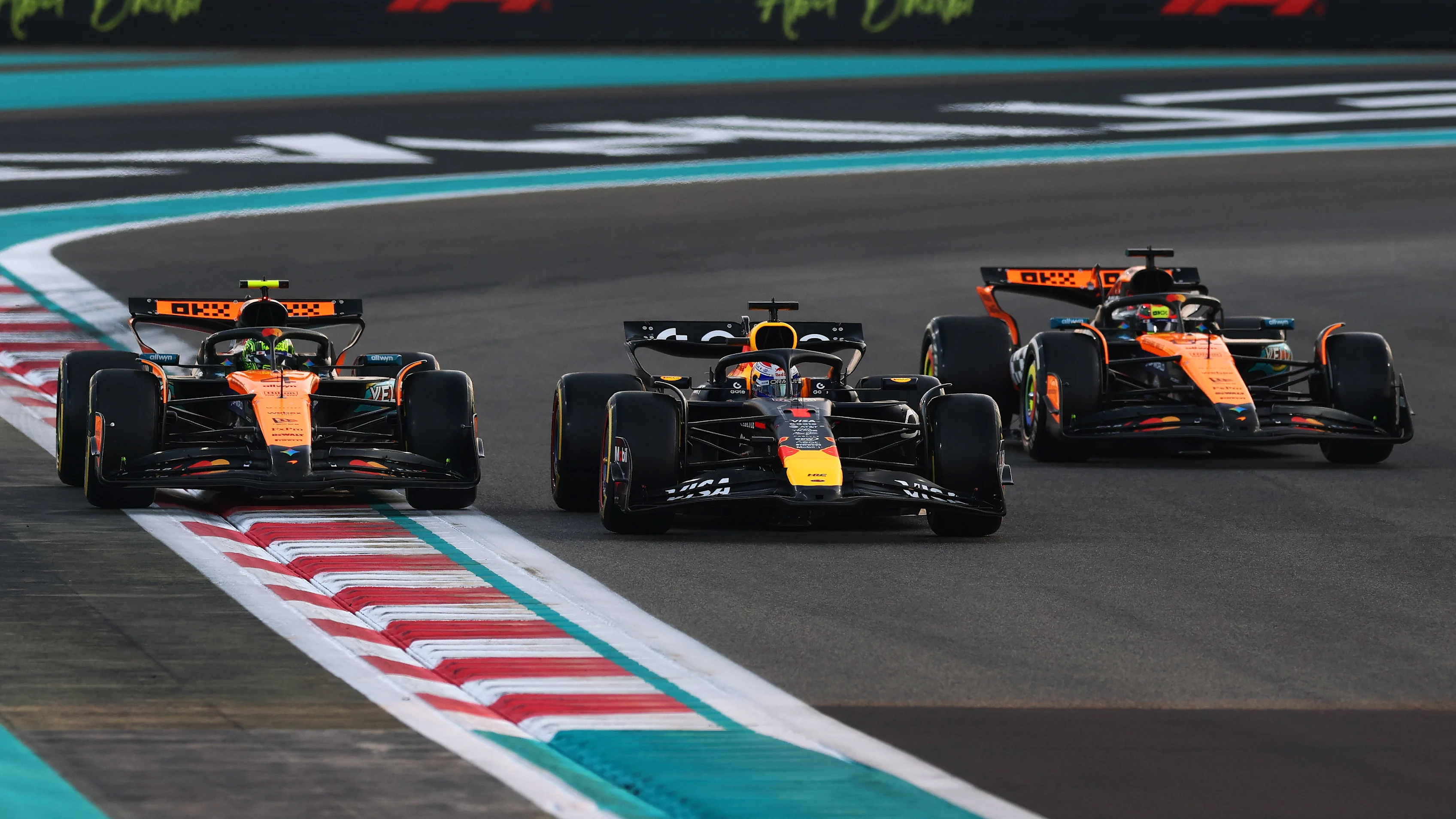 ABU DHABI, UNITED ARAB EMIRATES - DECEMBER 07: Max Verstappen of the Netherlands driving the (1)