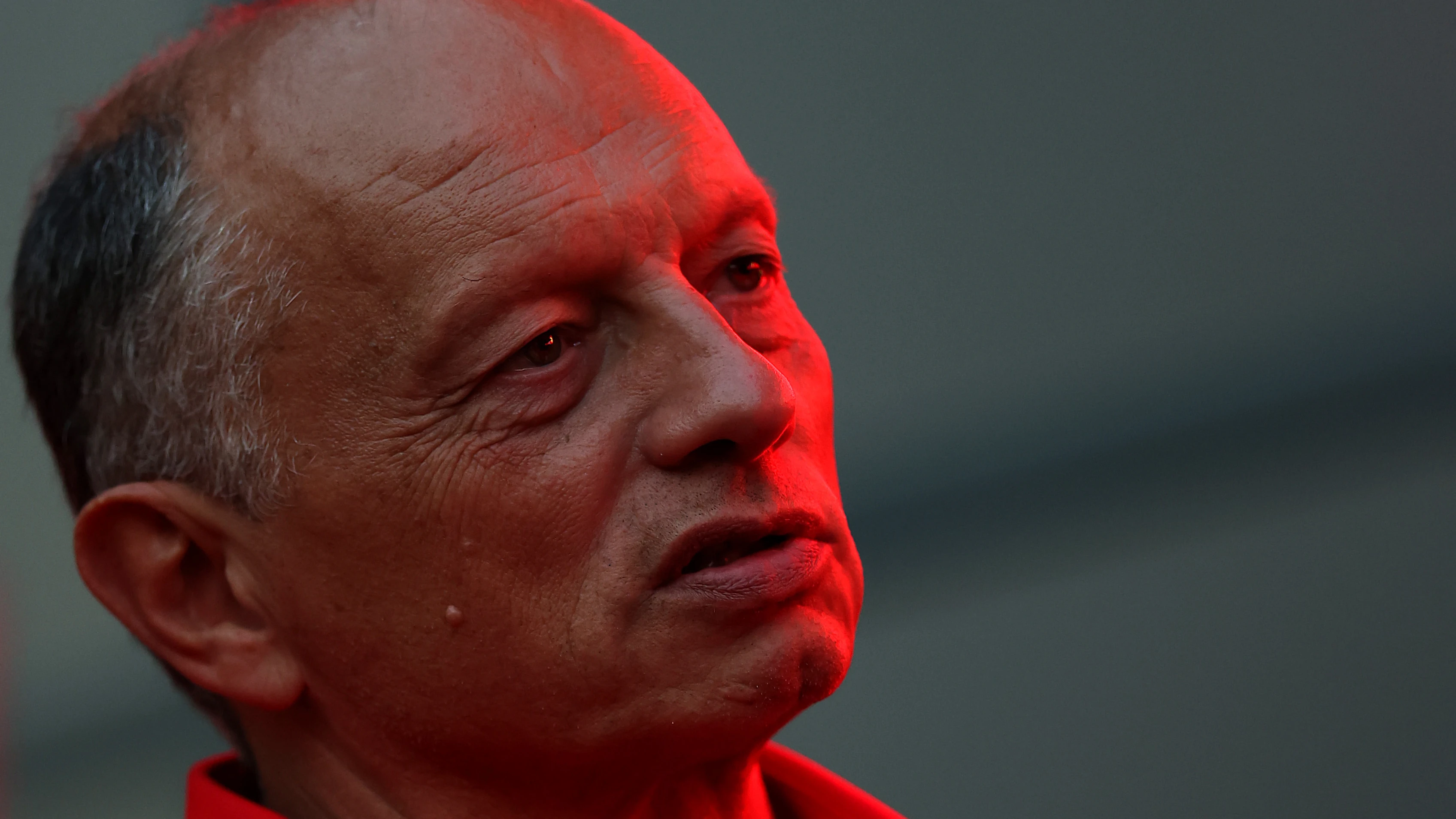 BAKU, AZERBAIJAN - SEPTEMBER 24: Frederic Vasseur, Team Principal of Scuderia Ferrari looks on