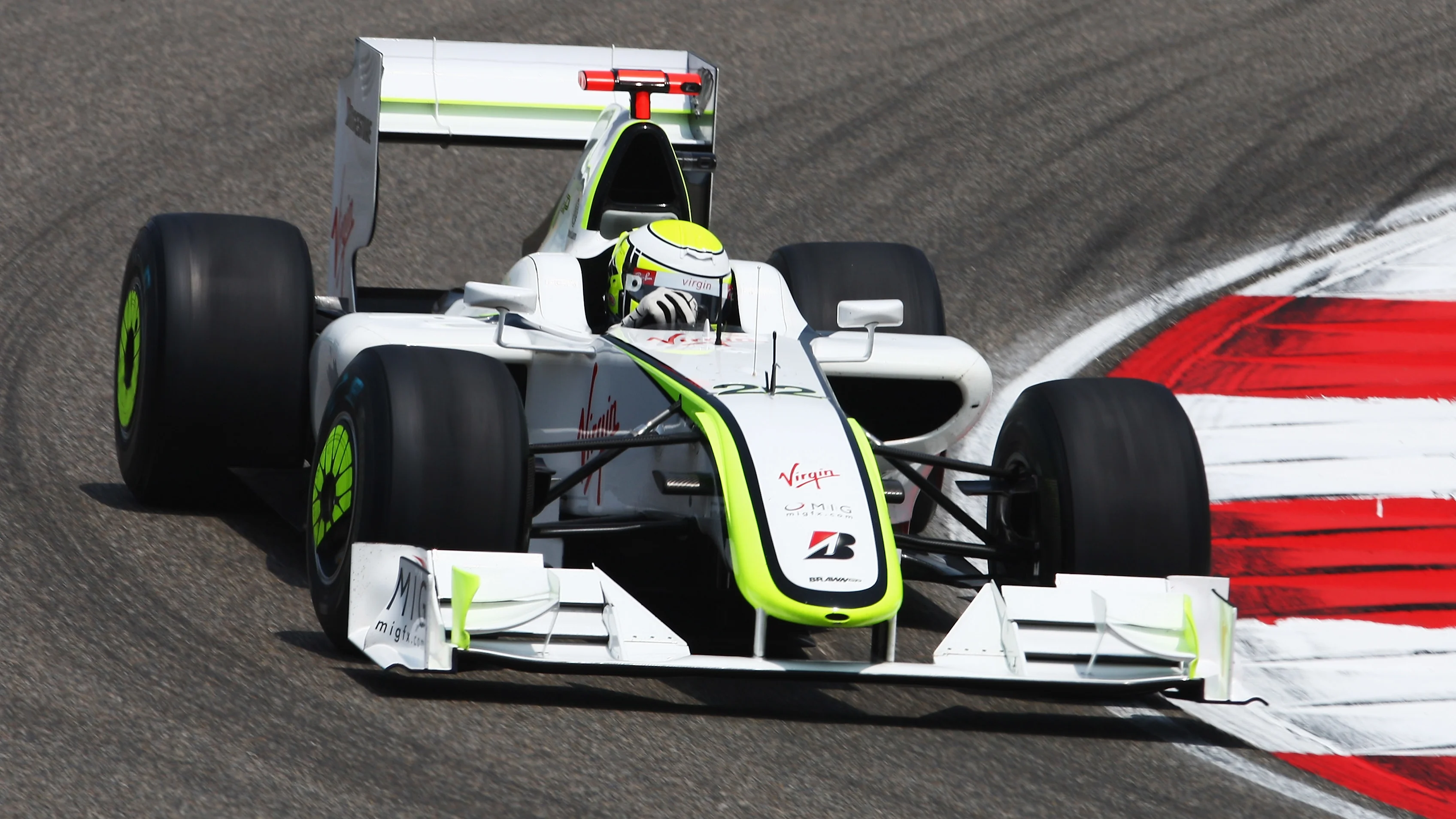 SHANGHAI, CHINA - APRIL 18: Jenson Button of Great Britain and Brawn GP drives during qualifying