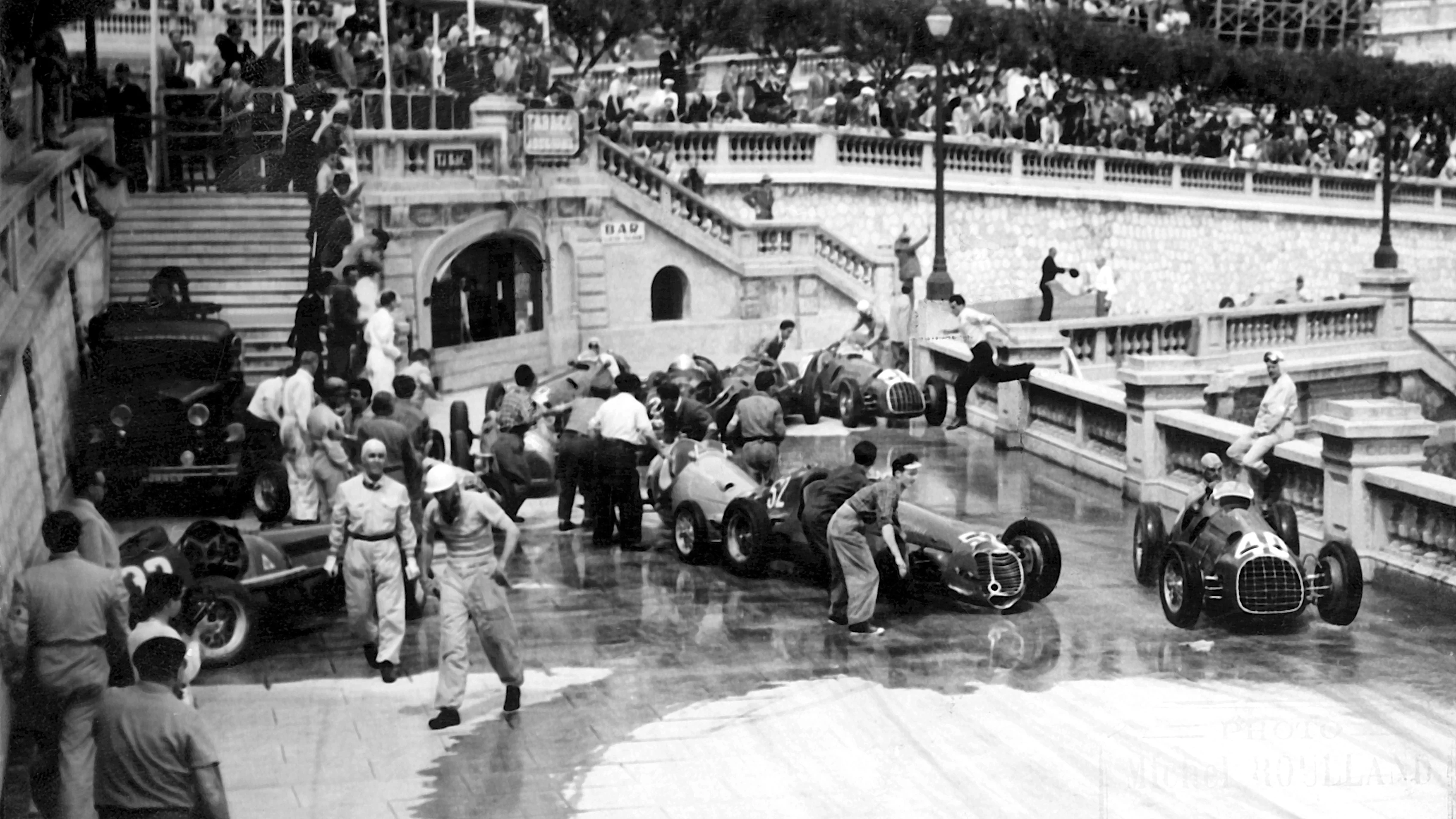 1950 Monaco Grand Prix.Monaco, Monte Carlo. 21st May 1950.Alberto Ascari (Ferrari 125, number 40)