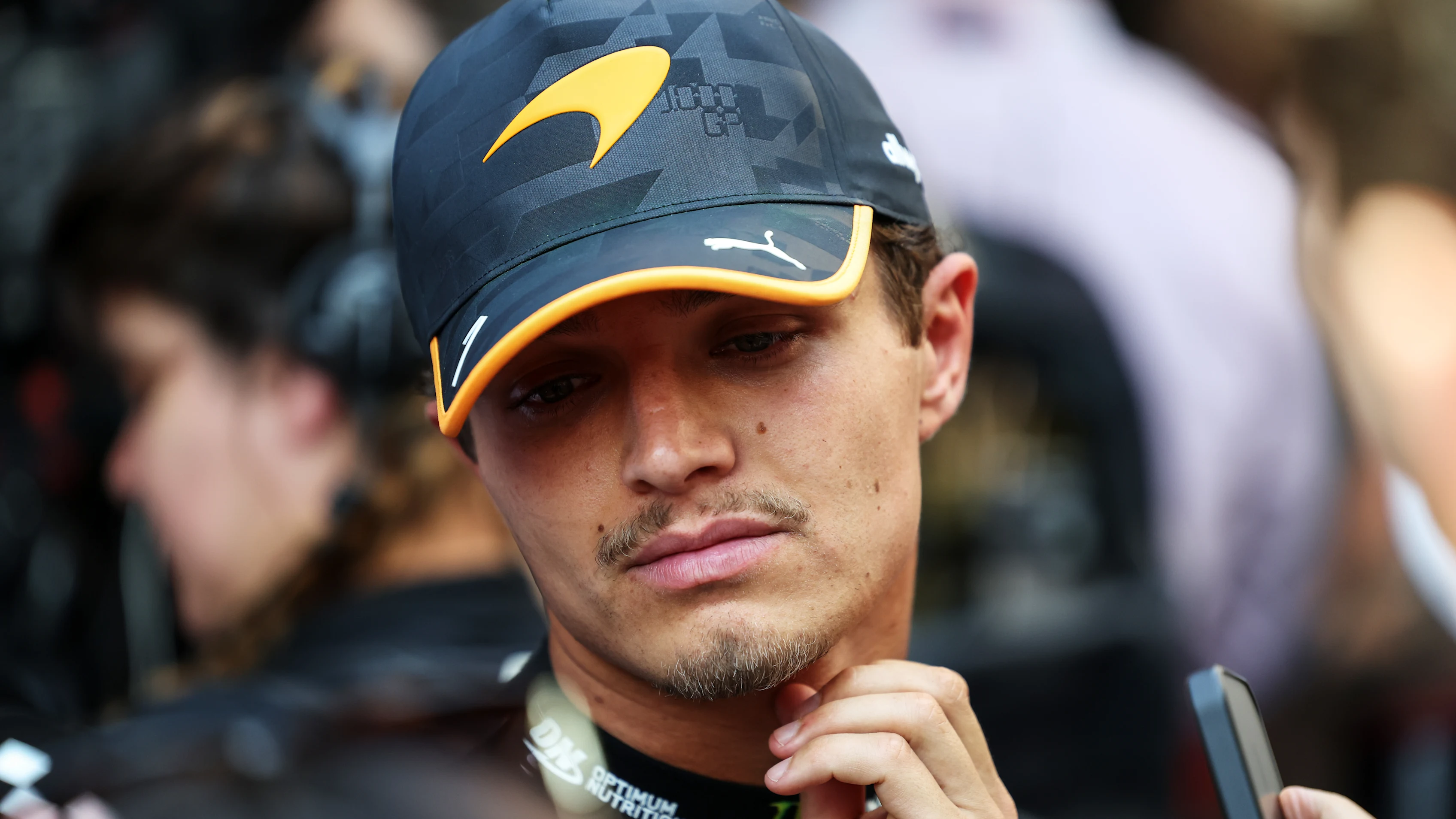 MONTE-CARLO, MONACO - JUNE 06: Eighth placed qualifier Lando Norris of Great Britain and McLaren is