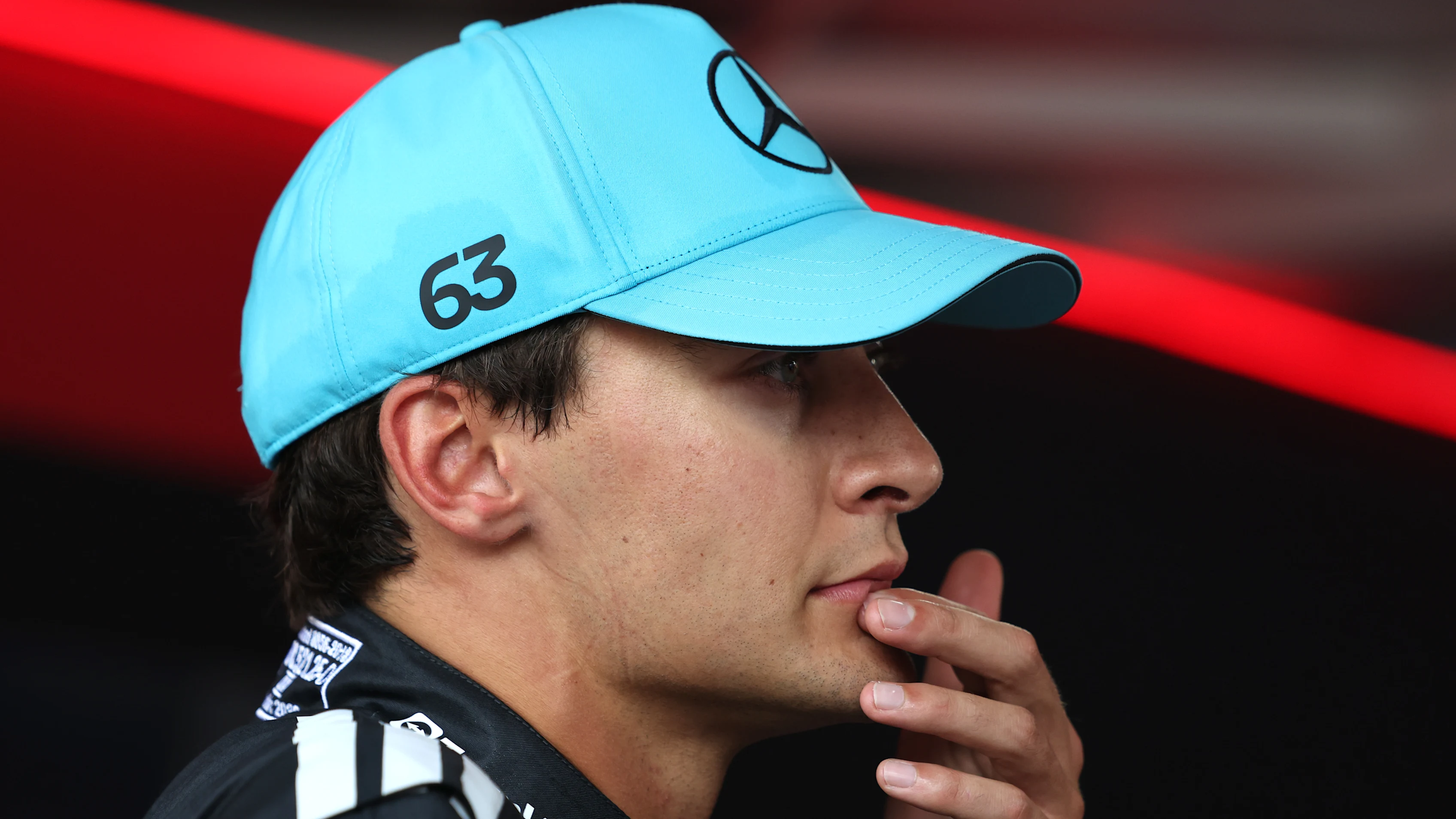 MONTE-CARLO, MONACO - JUNE 06: Sixth placed qualifier George Russell of Great Britain and Mercedes
