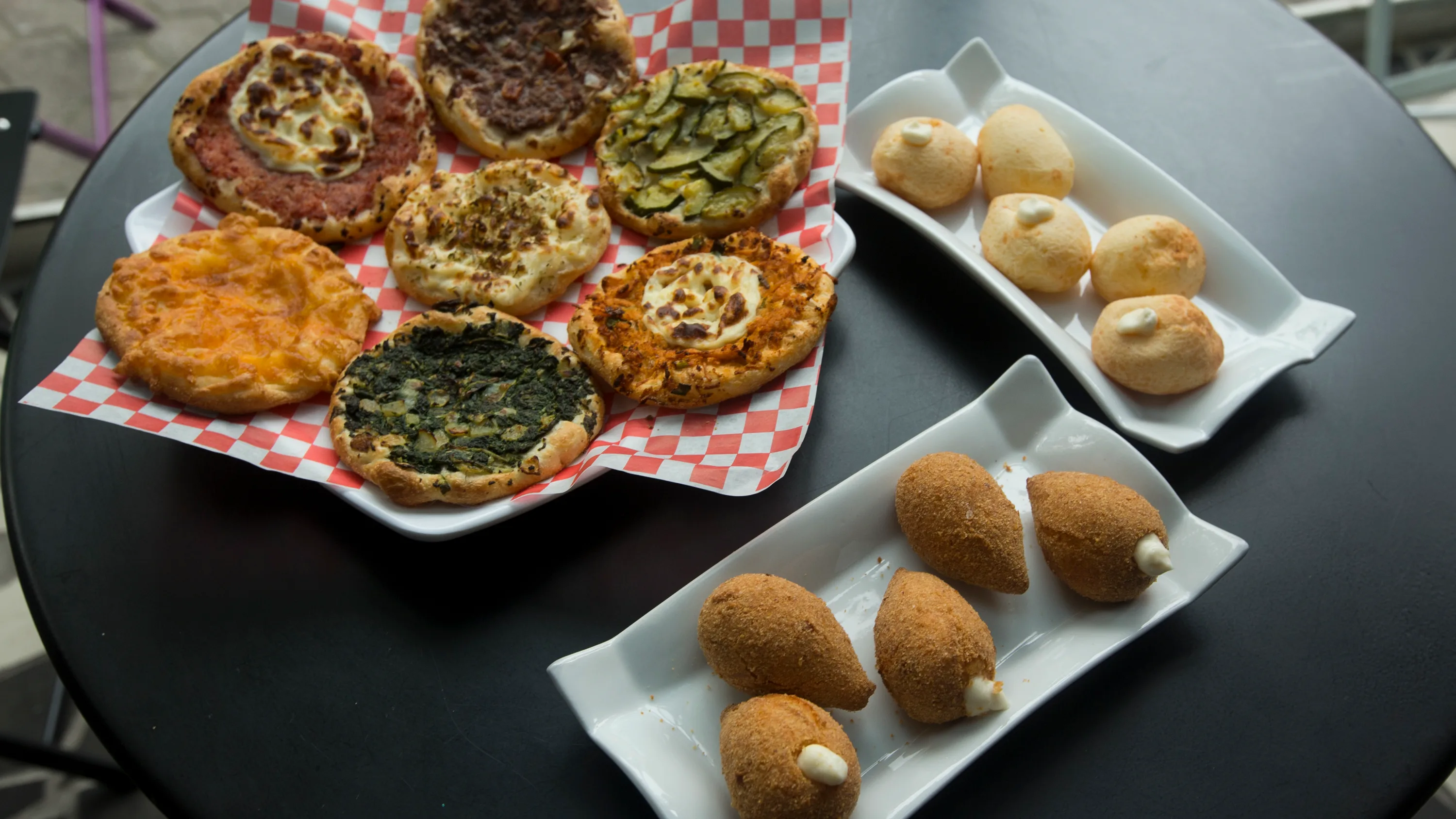 TORONTO, ON - JUNE 19: Braz.1.L Esfihas House, a new Brazilian cafe/World Cup hotspot. Photo of