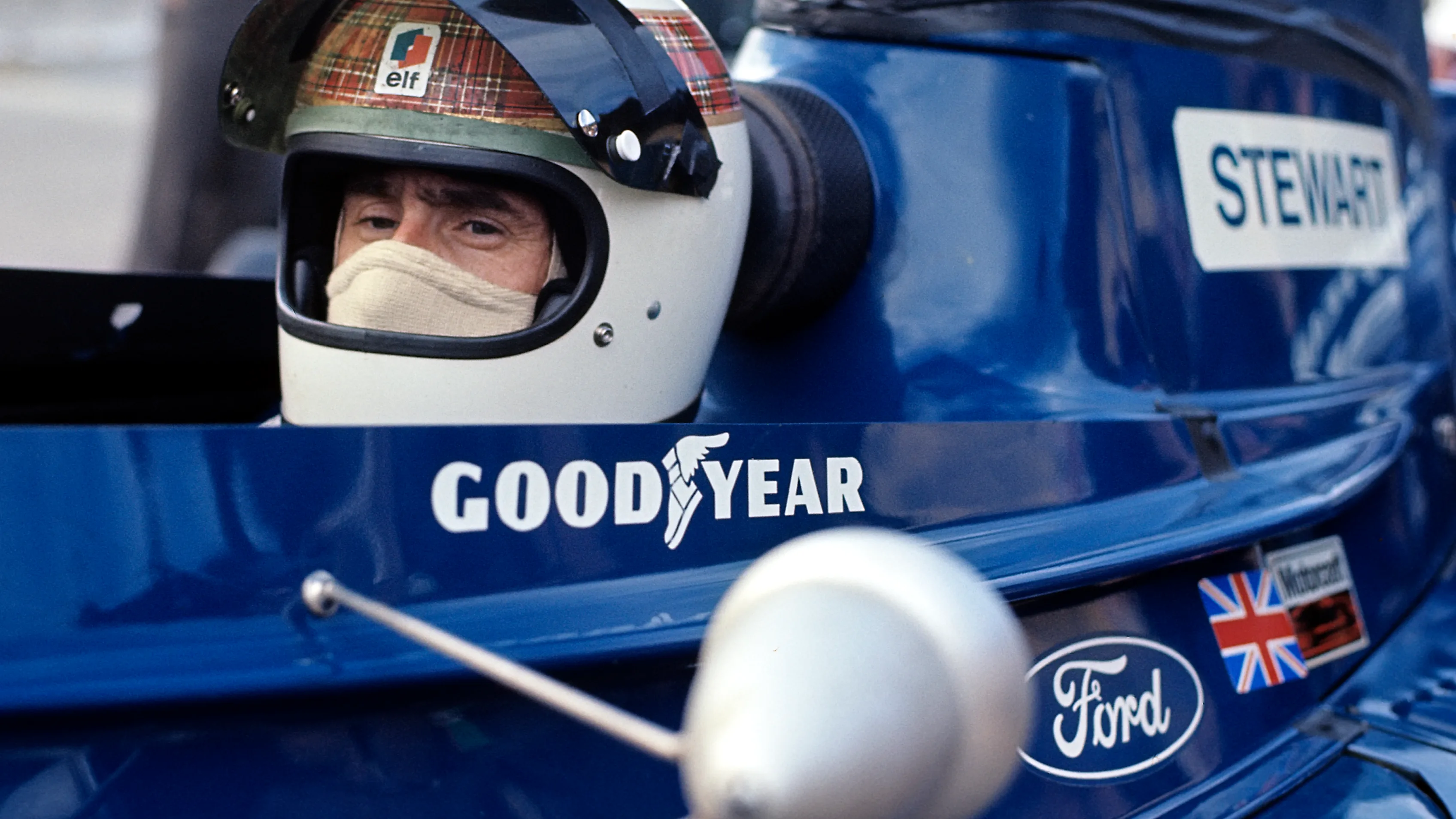 Jackie Stewart, Tyrrell-Ford 005, Grand Prix of Brazil, Interlagos, February 11, 1973. (Photo by
