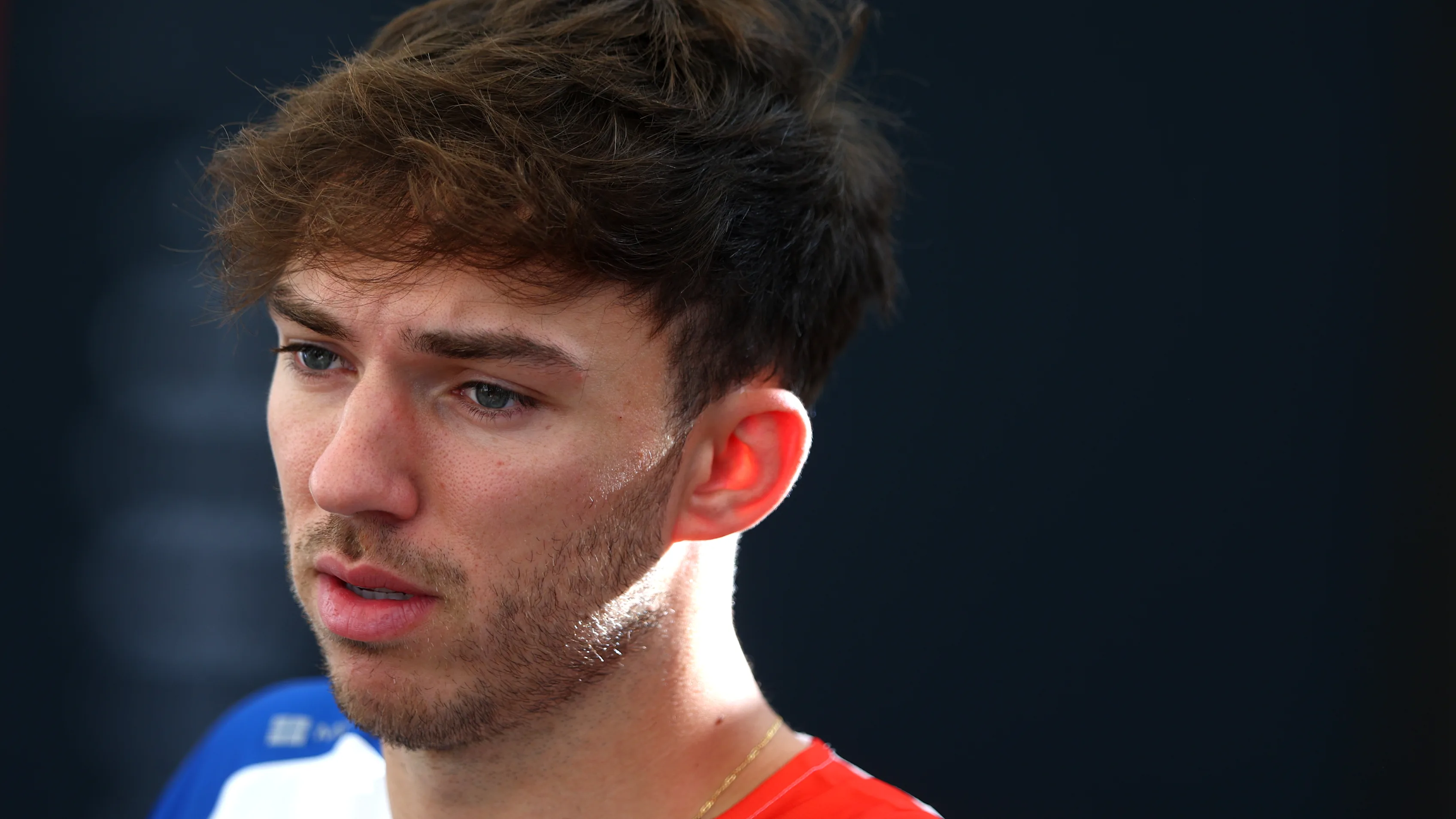 ABU DHABI, UNITED ARAB EMIRATES - NOVEMBER 23: Pierre Gasly of France and Alpine F1 looks on in the
