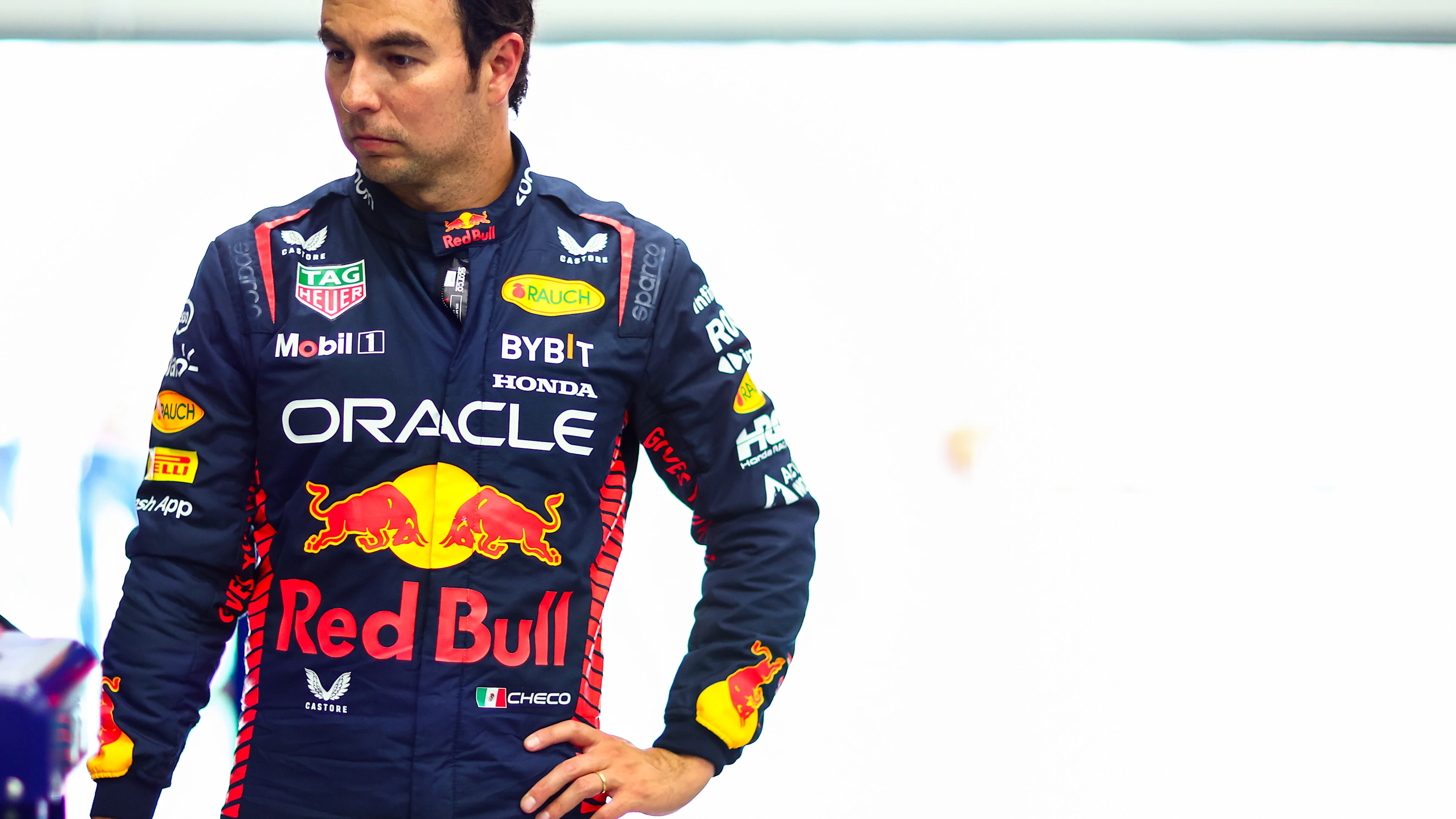 SPIELBERG, AUSTRIA - JUNE 30: 15th placed qualifier Sergio Perez of Mexico and Oracle Red Bull
