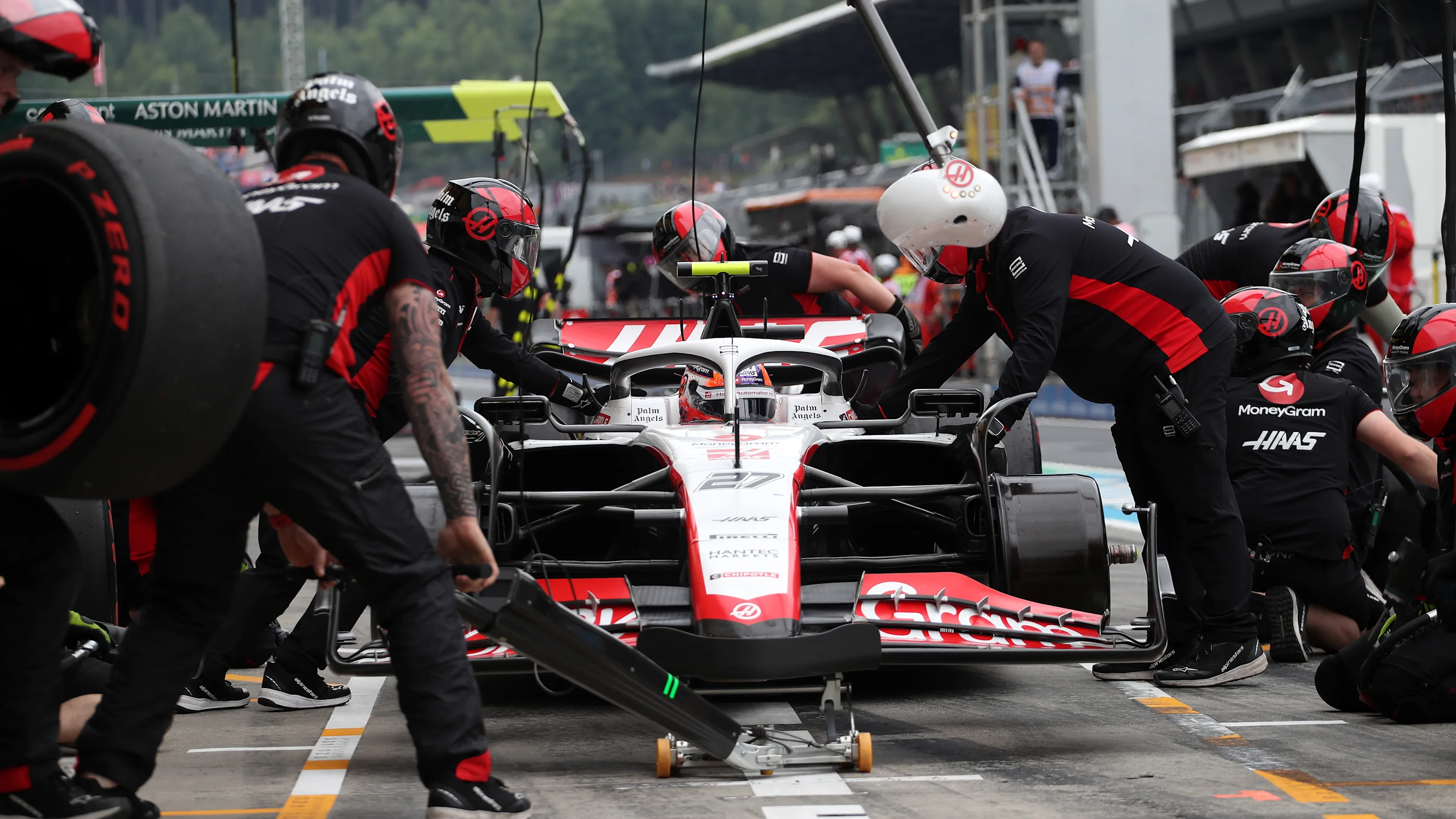 SPIELBERG, AUSTRIA - JULY 01: Nico Hulkenberg of Germany driving the (27) Haas F1 VF-23 Ferrari