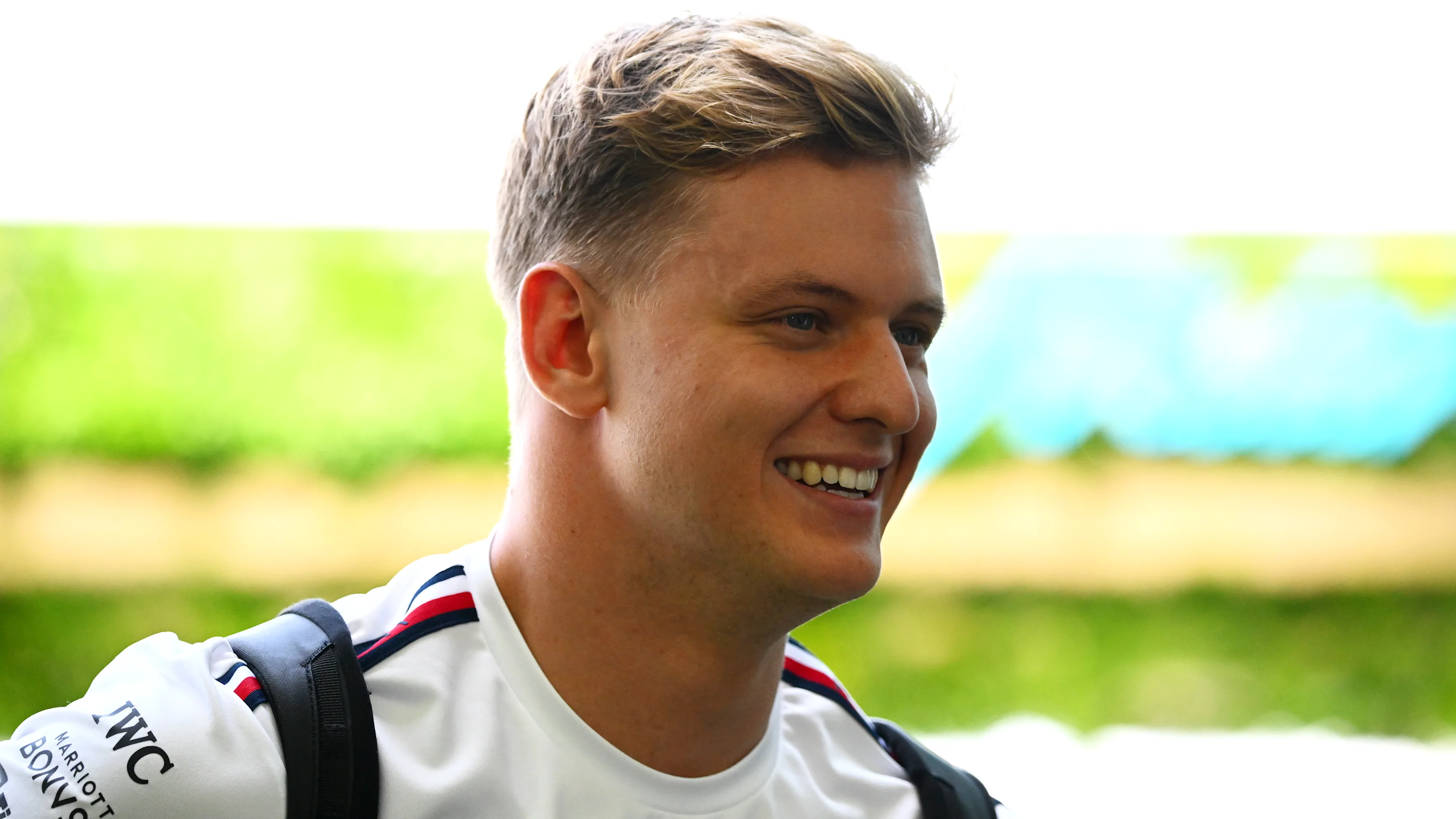 BAKU, AZERBAIJAN - APRIL 27: Mick Schumacher of Germany, Reserve Driver of Mercedes looks on in the