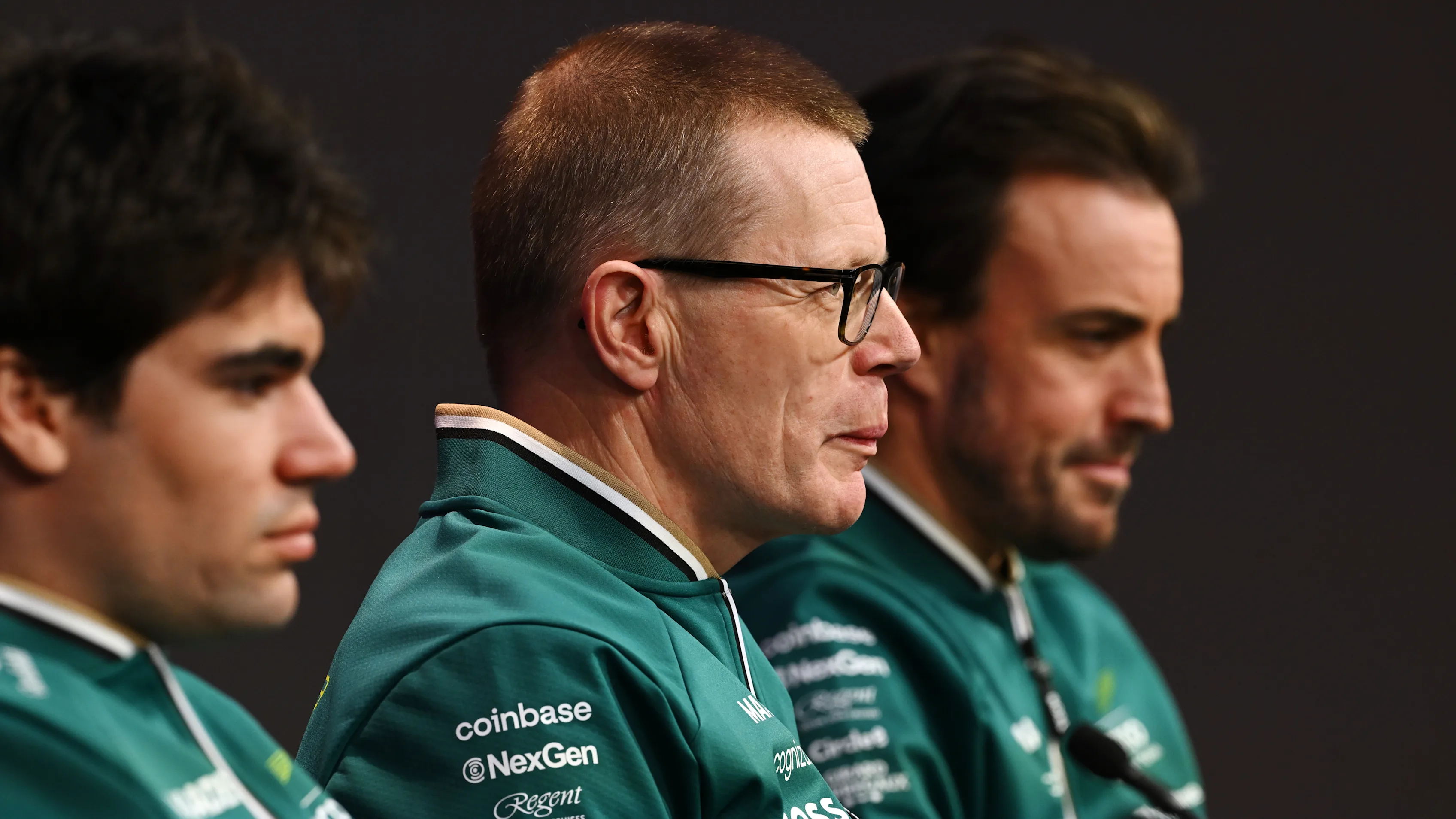 LONDON, ENGLAND - FEBRUARY 18: Andy Cowell, Group CEO at Aston Martin F1 Team looks on during a