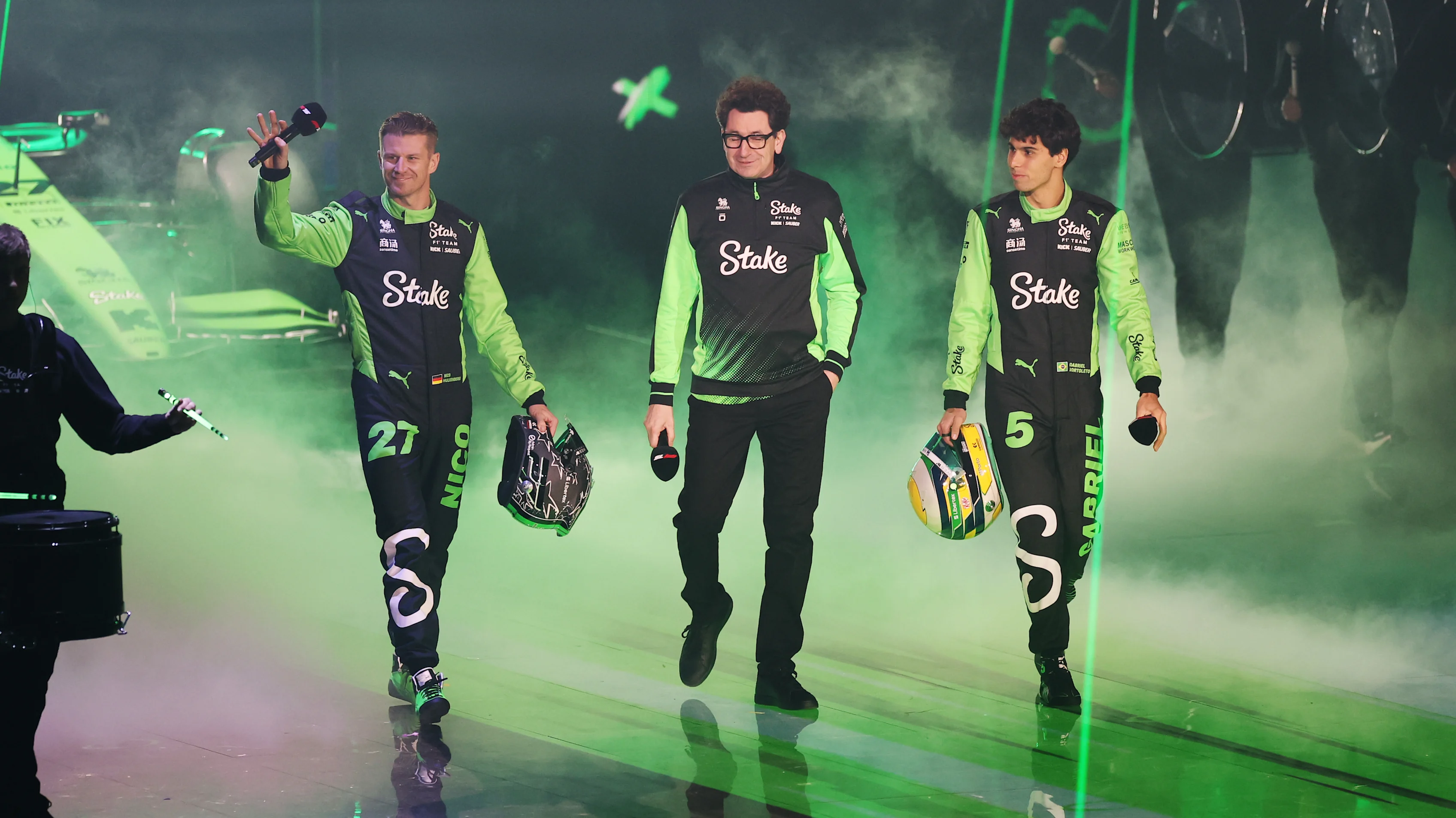 LONDON, ENGLAND - FEBRUARY 18: Nico Hulkenberg of Germany and Stake F1 Team Kick Sauber, Mattia