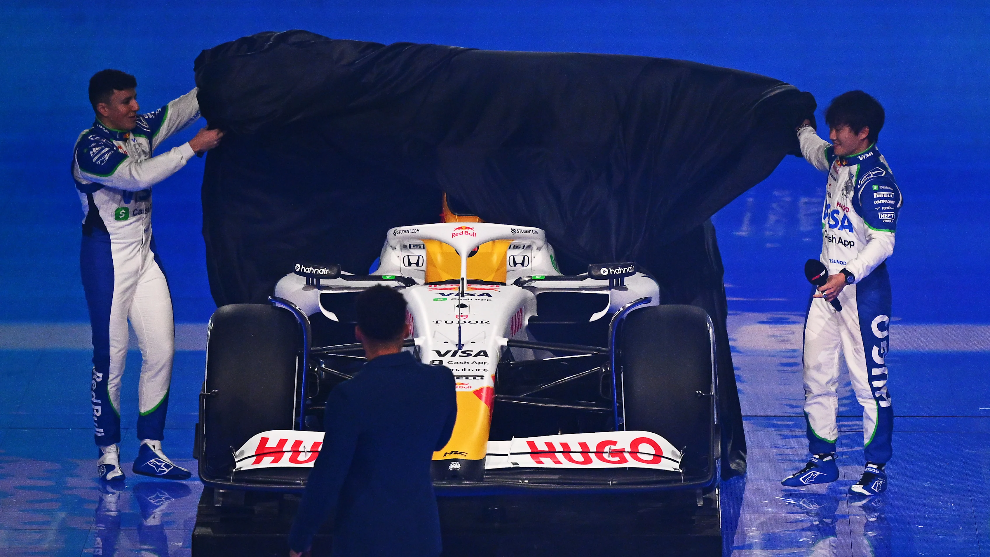 LONDON, ENGLAND - FEBRUARY 18: Isack Hadjar of France and Visa Cash App Racing Bulls and Yuki