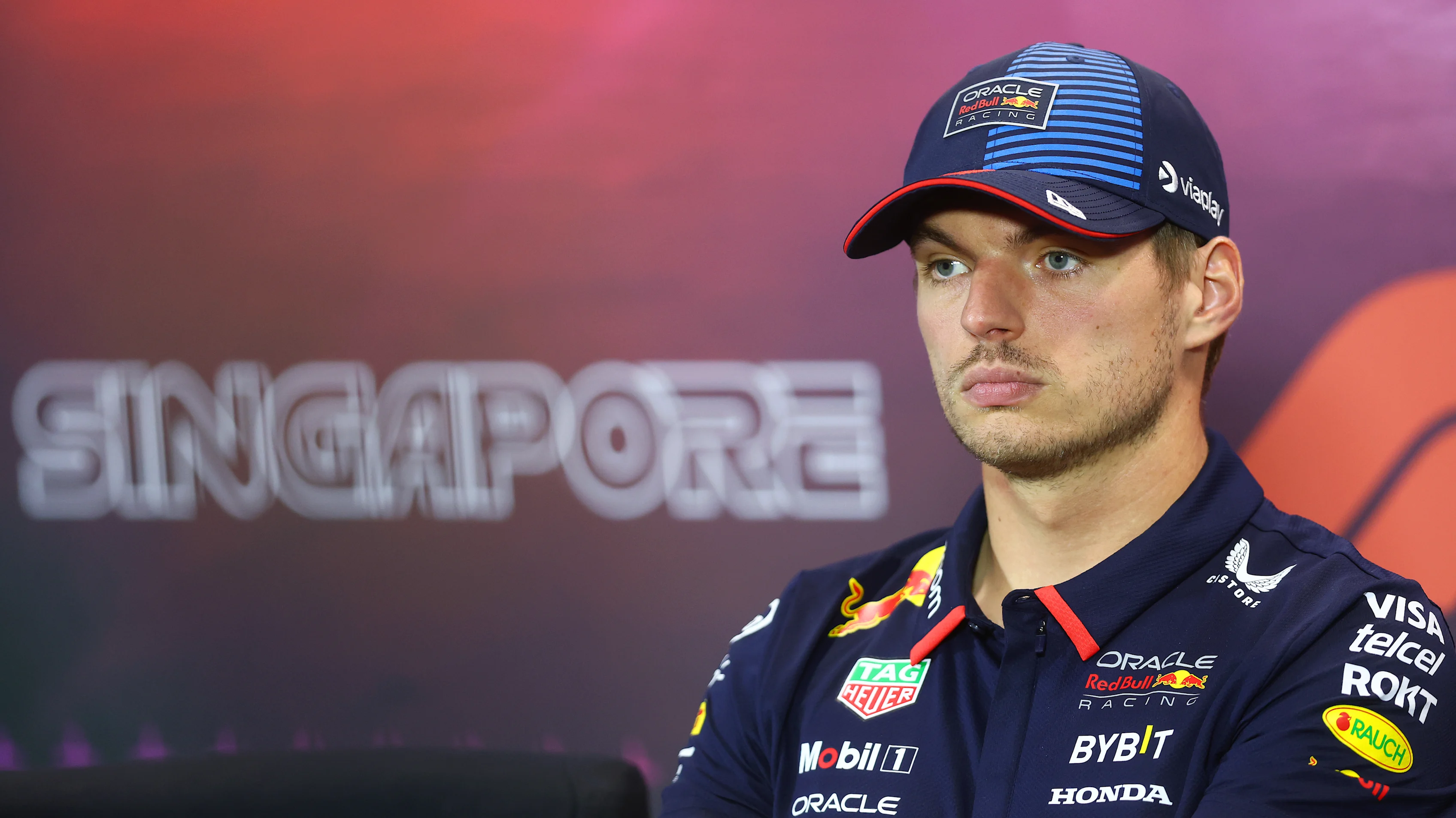 SINGAPORE, SINGAPORE - SEPTEMBER 19: Max Verstappen of the Netherlands and Oracle Red Bull Racing