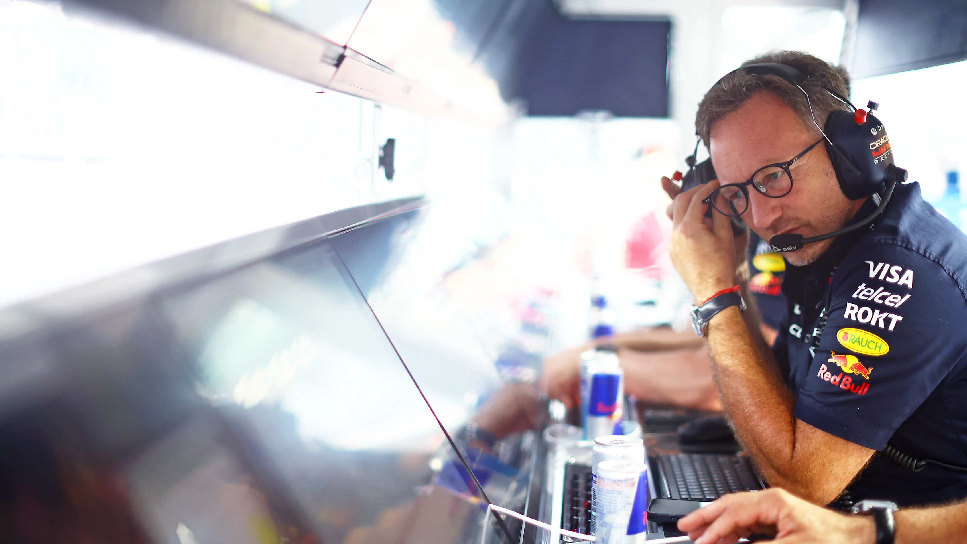 SINGAPORE, SINGAPORE - SEPTEMBER 21: Oracle Red Bull Racing Team Principal Christian Horner looks