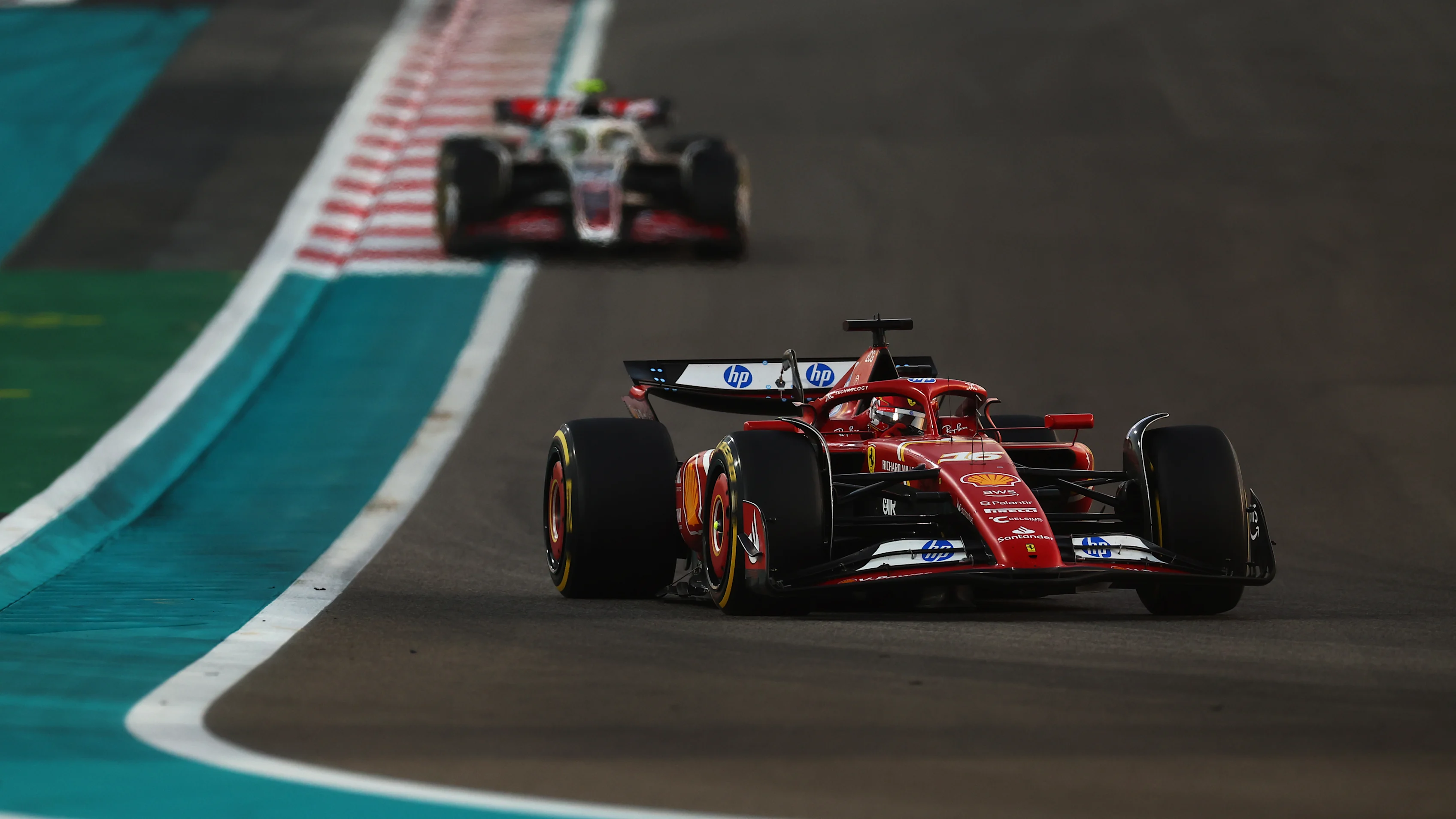 ABU DHABI, UNITED ARAB EMIRATES - DECEMBER 08: Charles Leclerc of Monaco driving the (16) Ferrari