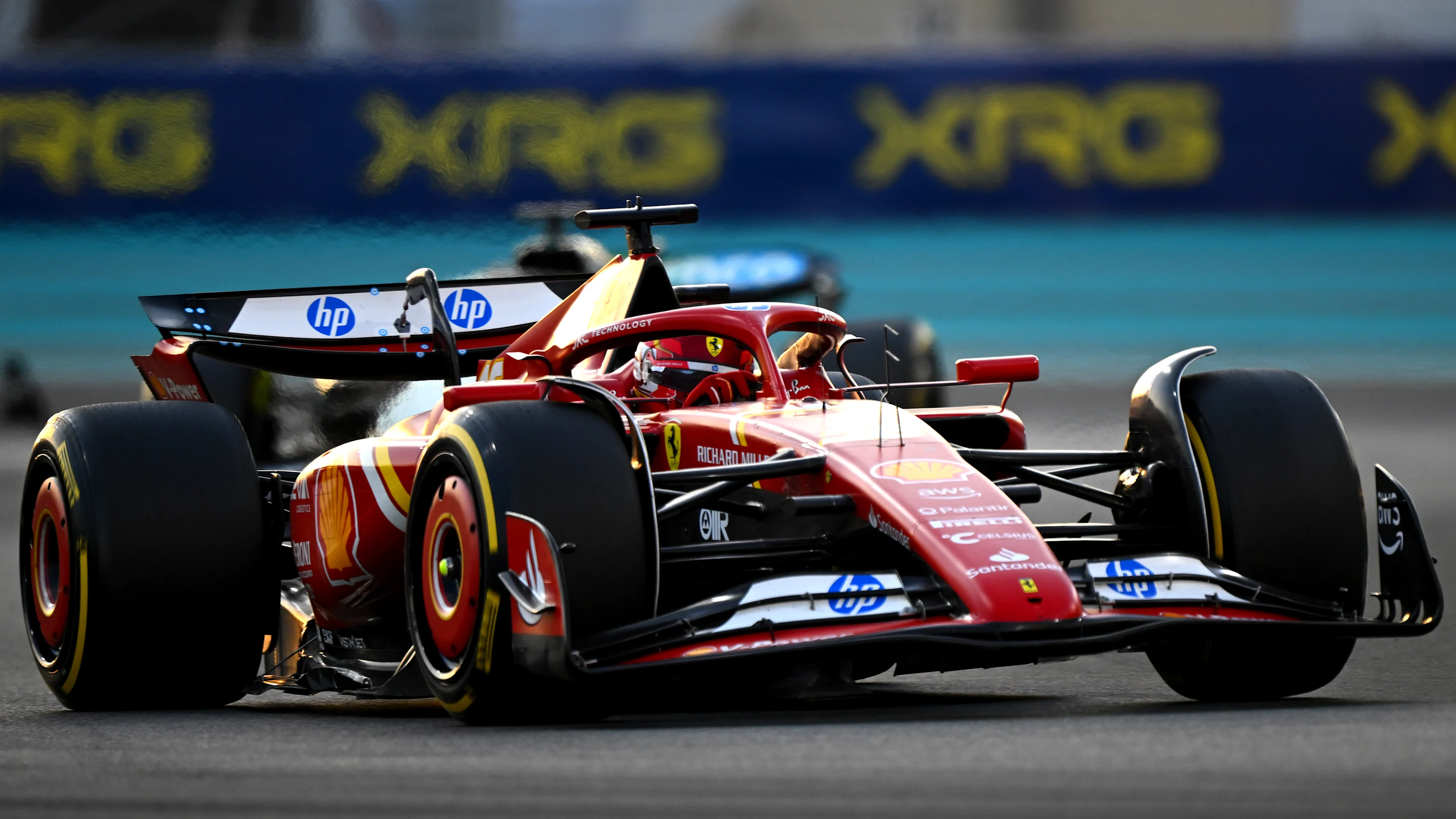 ABU DHABI, UNITED ARAB EMIRATES - DECEMBER 08: Charles Leclerc of Monaco driving the (16) Ferrari