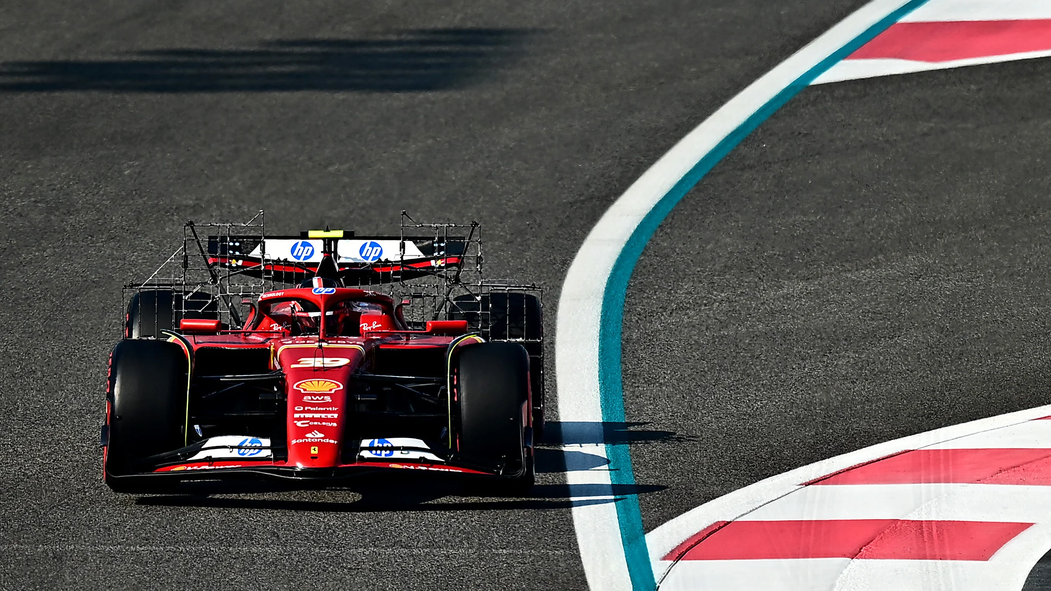 ABU DHABI, UNITED ARAB EMIRATES - DECEMBER 06: Arthur Leclerc of Monaco driving the (39) Ferrari