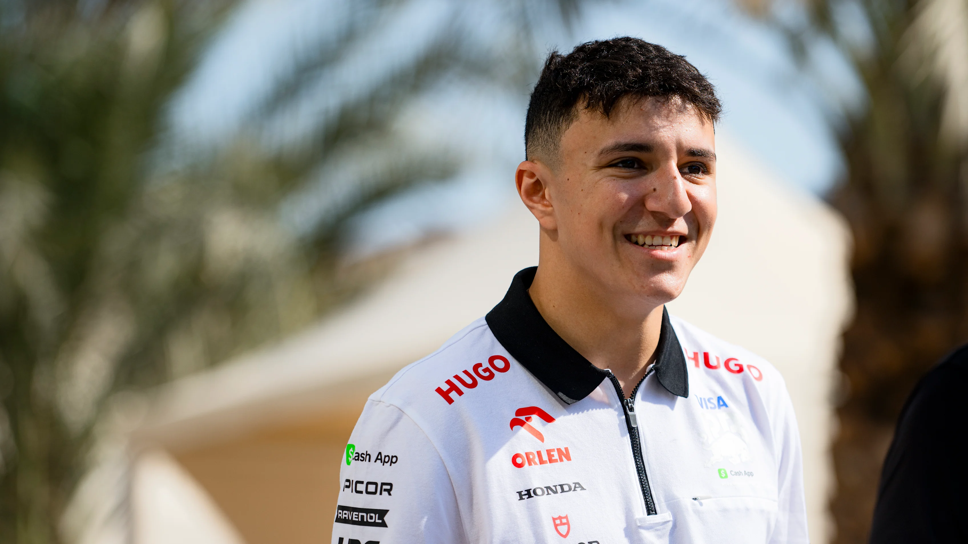 ABU DHABI, UNITED ARAB EMIRATES - DECEMBER 05: Isack Hadjar of France and reserve driver for Visa