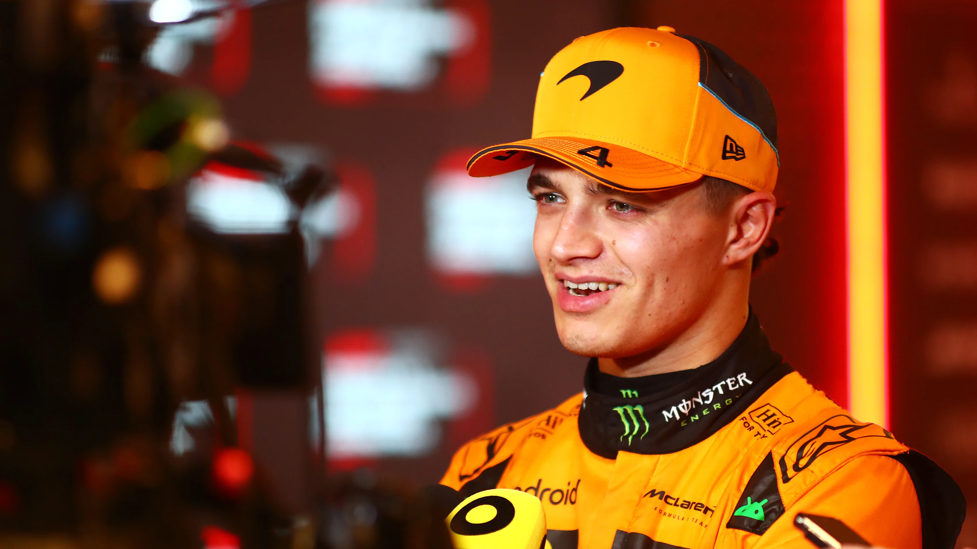 ABU DHABI, UNITED ARAB EMIRATES - DECEMBER 07: Pole position qualifier Lando Norris of Great