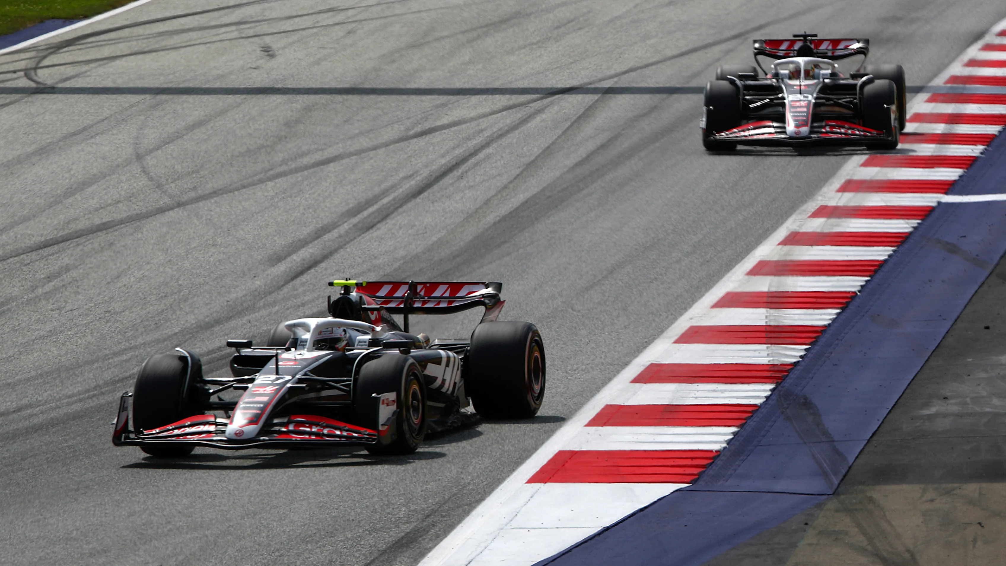 SPIELBERG, AUSTRIA - JUNE 30: Nico Hulkenberg of Germany driving the (27) Haas F1 VF-24 Ferrari