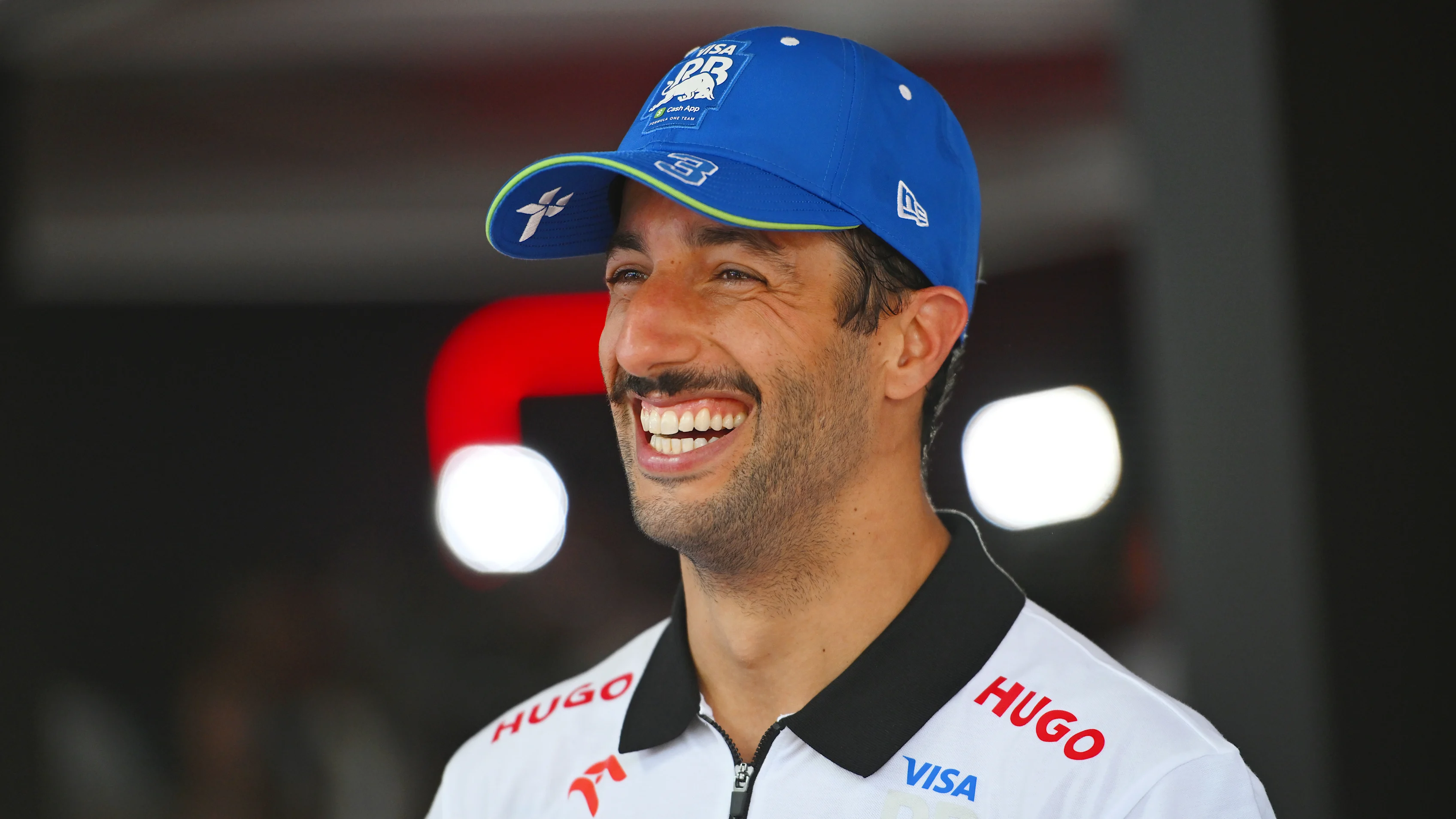 SPIELBERG, AUSTRIA - JUNE 30: 9th placed Daniel Ricciardo of Australia and Visa Cash App RB talks