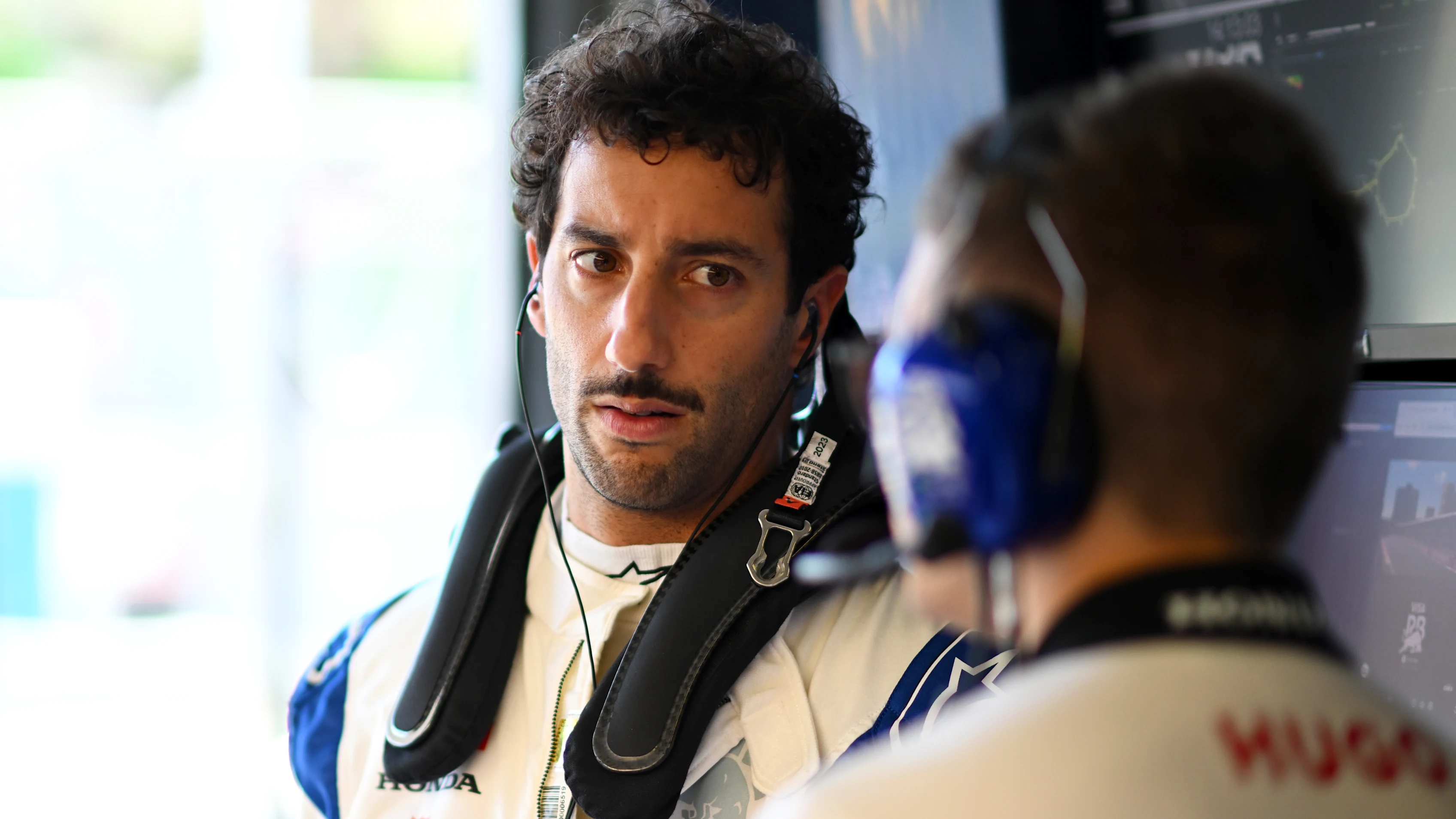 BAKU, AZERBAIJAN - SEPTEMBER 15: Daniel Ricciardo of Australia and Visa Cash App RB prepares to