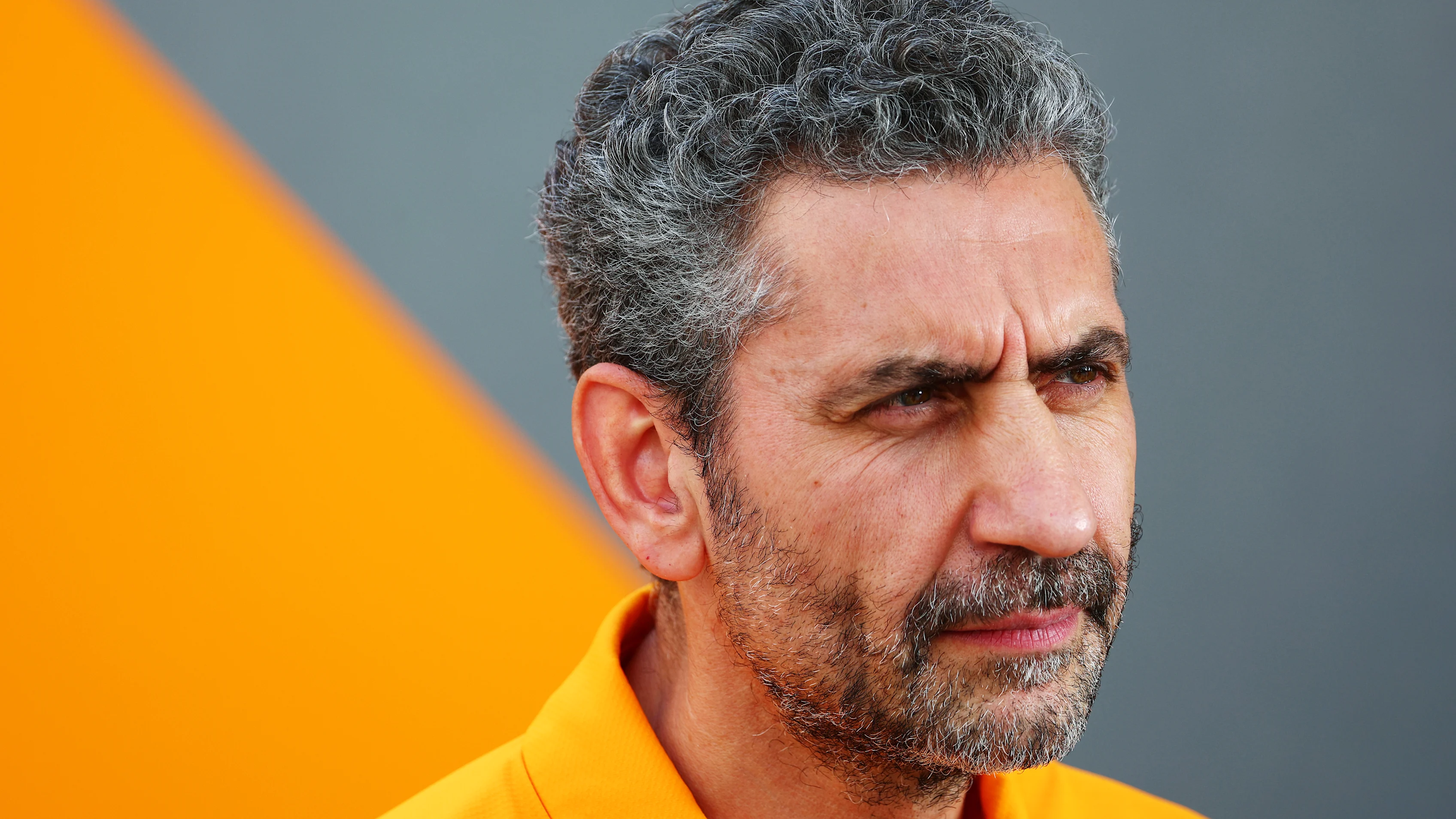 BAKU, AZERBAIJAN - SEPTEMBER 12: McLaren Team Principal Andrea Stella looks on in the Paddock