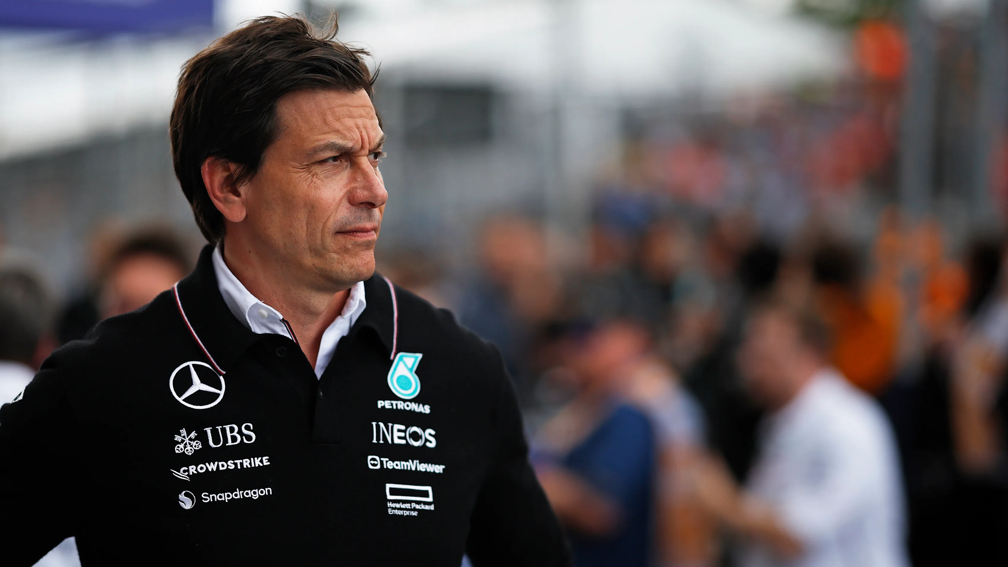 MONTREAL, QUEBEC - JUNE 08: Mercedes GP Executive Director Toto Wolff looks on in the Pitlane after