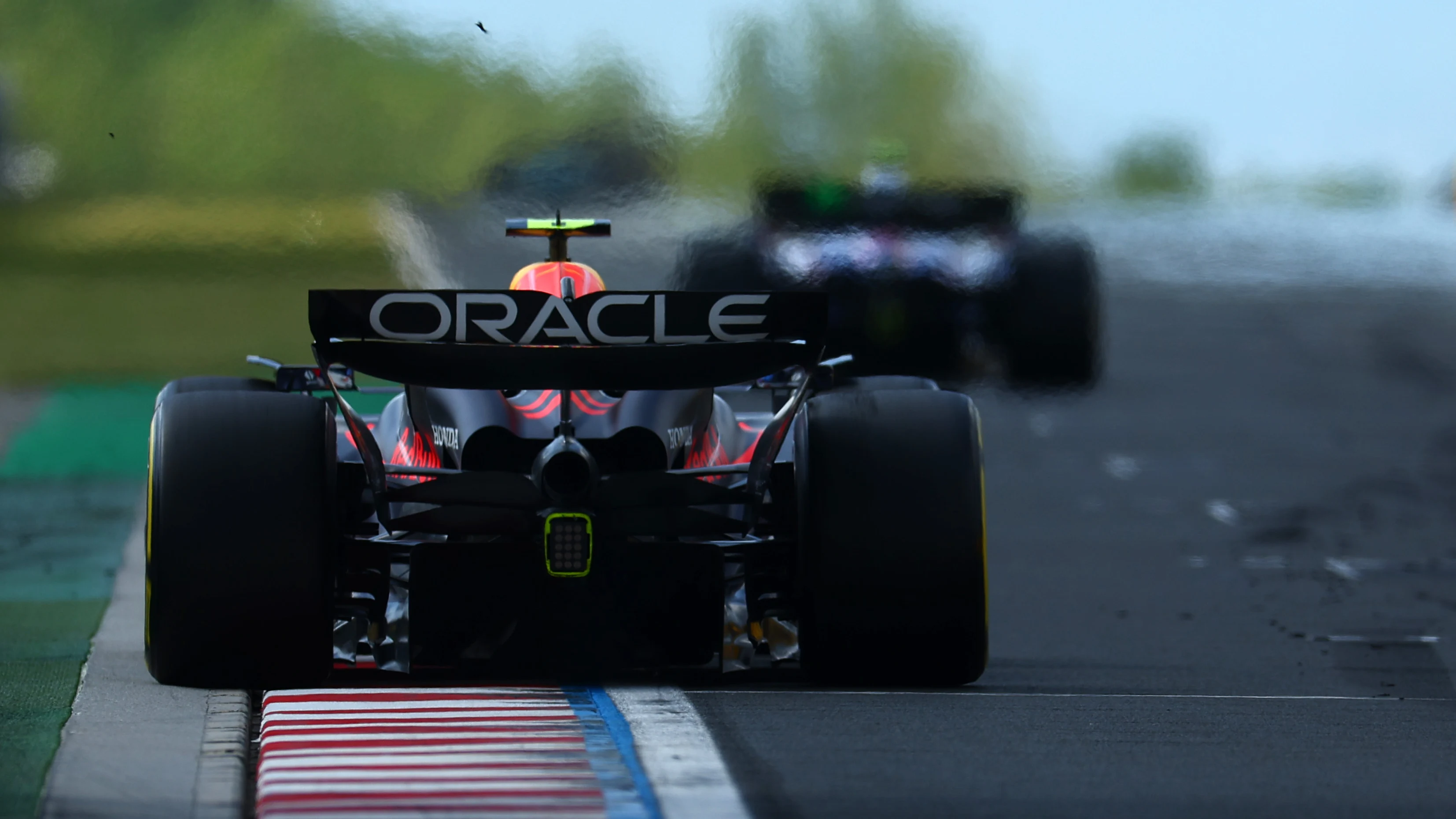 BUDAPEST, HUNGARY - JULY 21: Sergio Perez of Mexico driving the (11) Oracle Red Bull Racing RB20 on