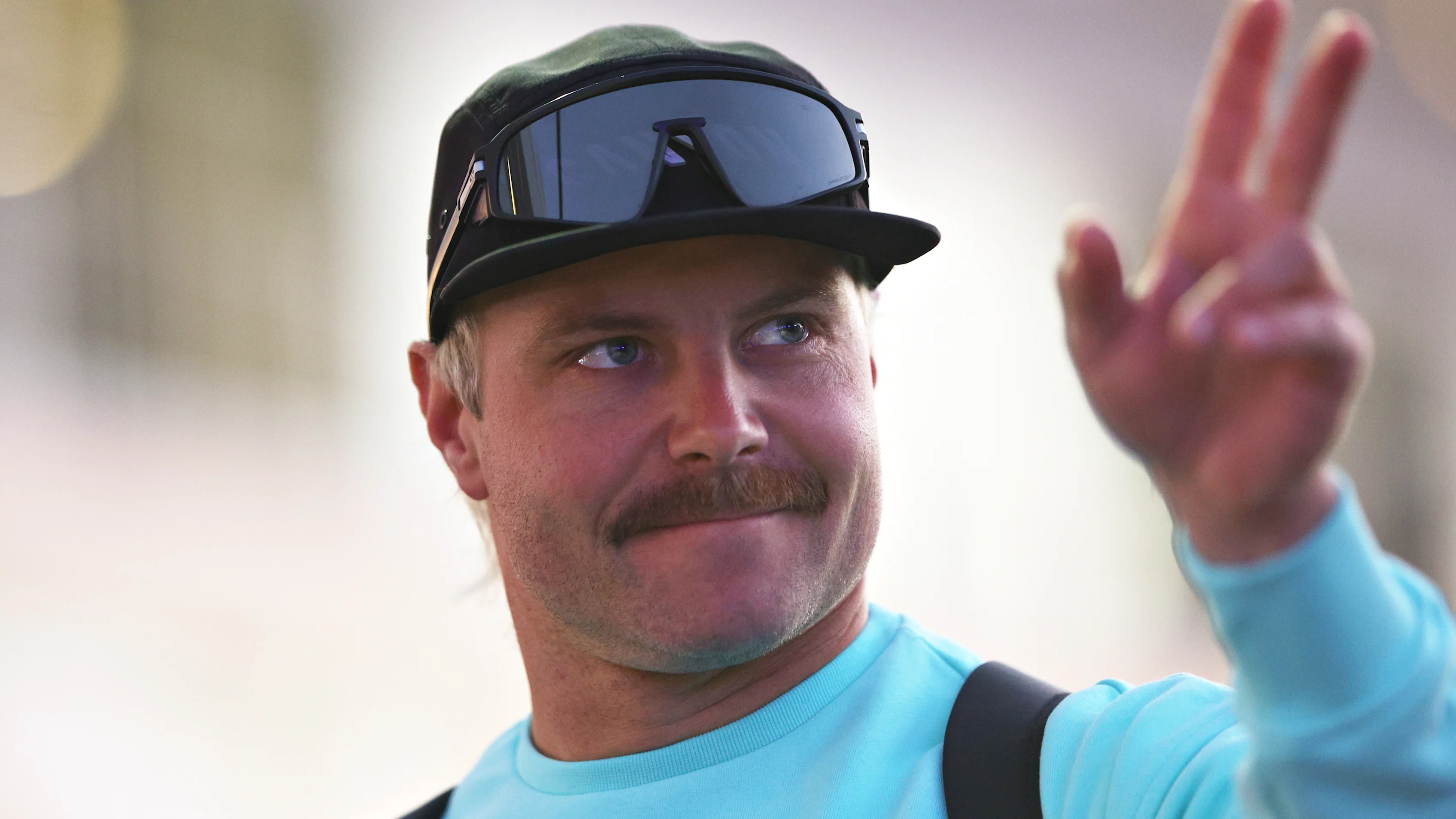 LAS VEGAS, NEVADA - NOVEMBER 20: Valtteri Bottas of Finland and Stake F1 Team Kick Sauber walks in