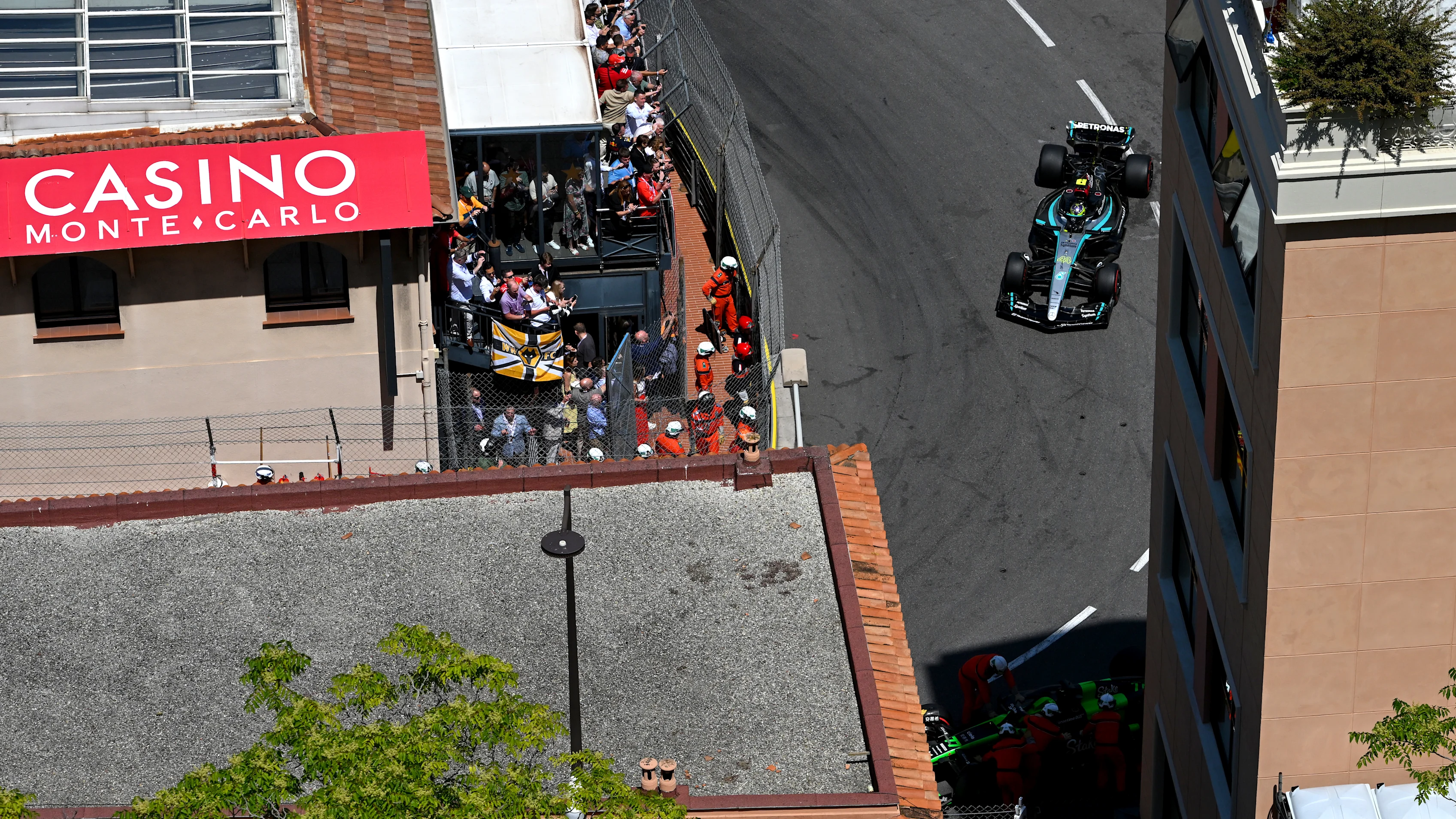 MONTE-CARLO, MONACO - MAY 24: Kevin Magnussen of Denmark driving the (20) Haas F1 VF-24 Ferrari on