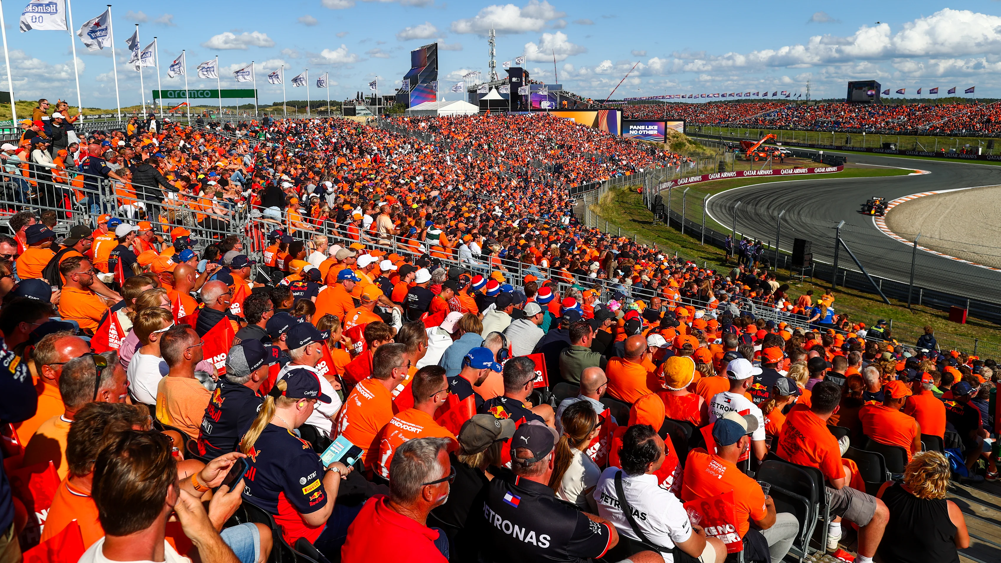 ZANDVOORT, NETHERLANDS - AUGUST 25: Max Verstappen of Oracle Red Bull Racing and The Netherlands